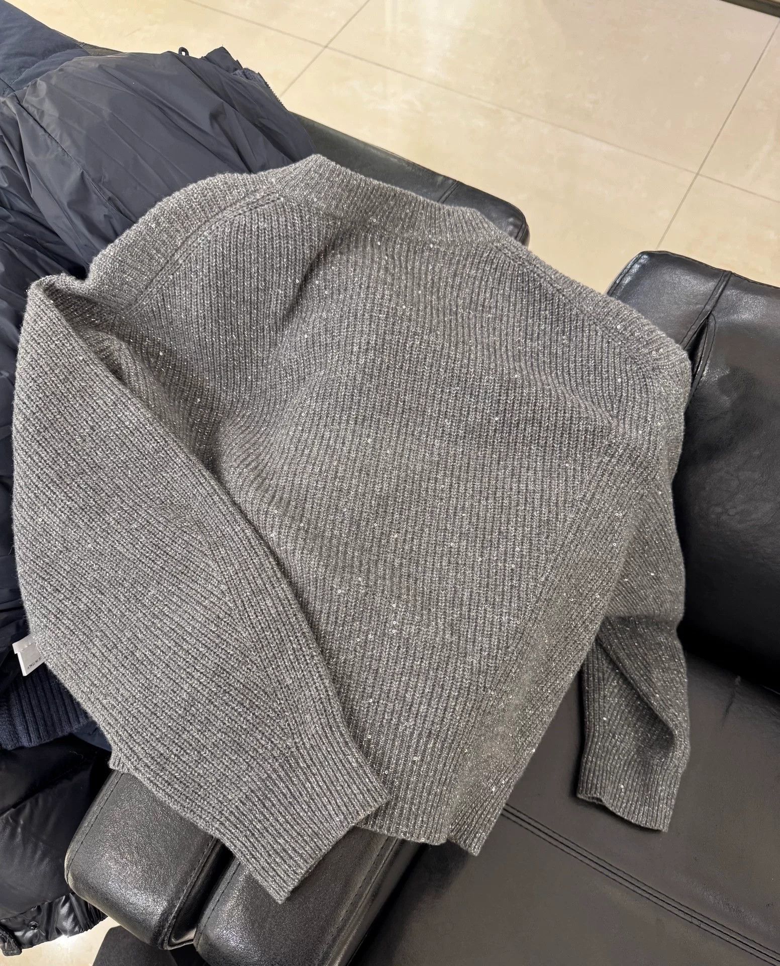 Brunello Cucinelli Brunello Cucinelli Gray Sweater M Size US M / EU 48-50 / 2 - 6 Thumbnail