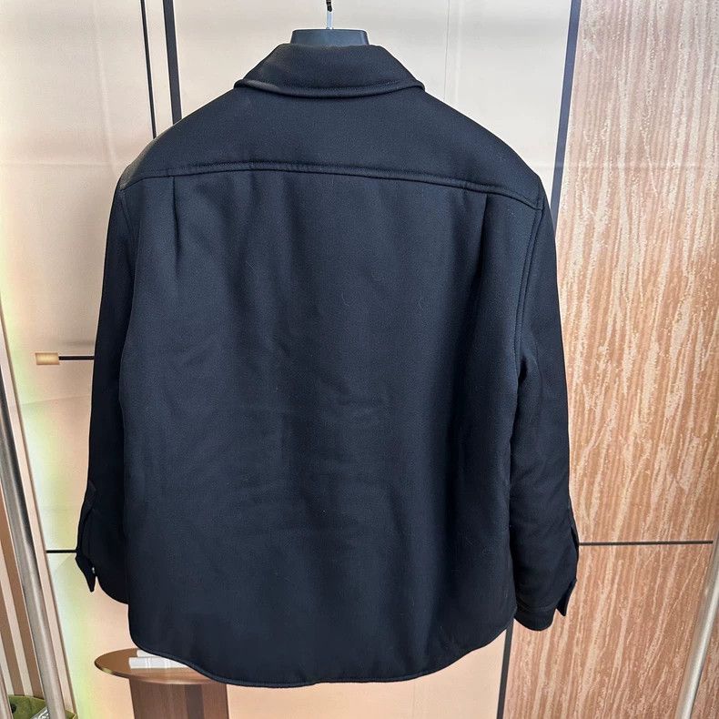 Loewe Loewe New Black Cotton Coat Size US M / EU 48-50 / 2 - 2 Thumbnail