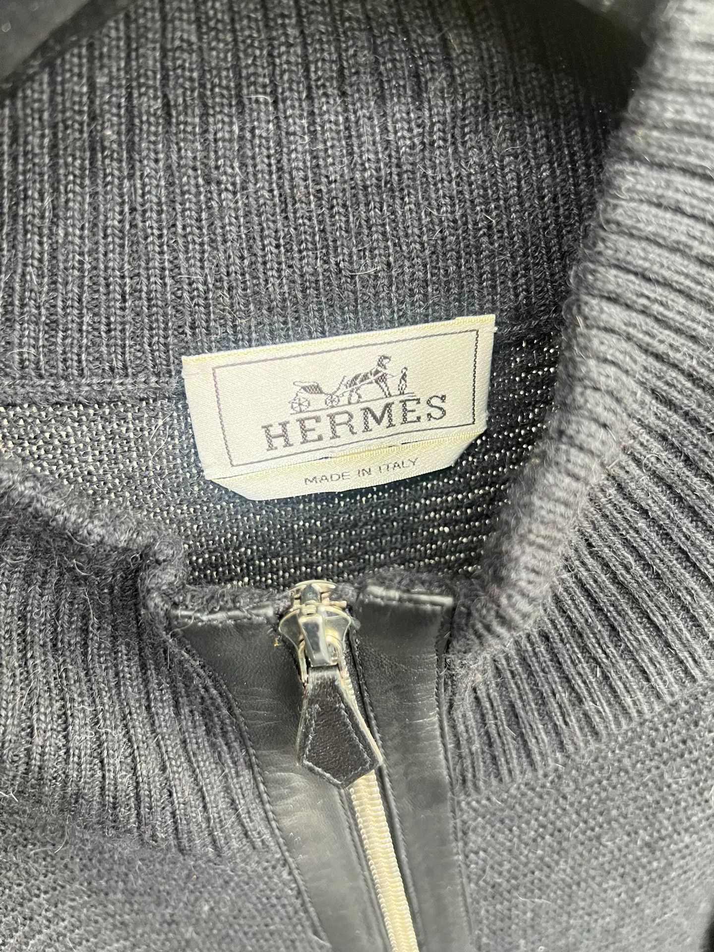 Hermes Hermes Alpaca Knit Zip Jacket XXL Size US XXL / EU 58 / 5 - 3 Thumbnail