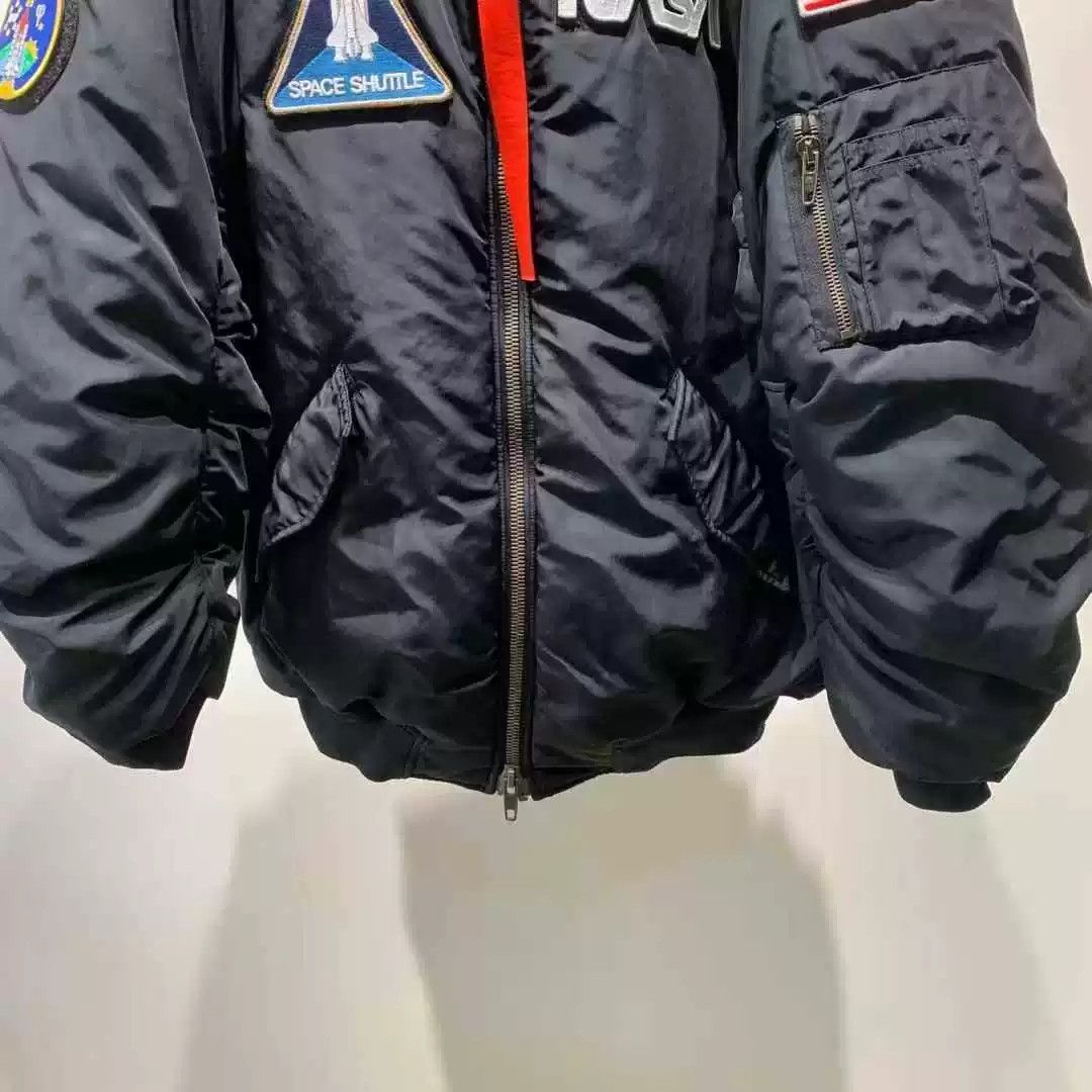 Balenciaga Balenciaga NASA Logo Pilot Jacket Size US XL / EU 56 / 4 - 4 Thumbnail