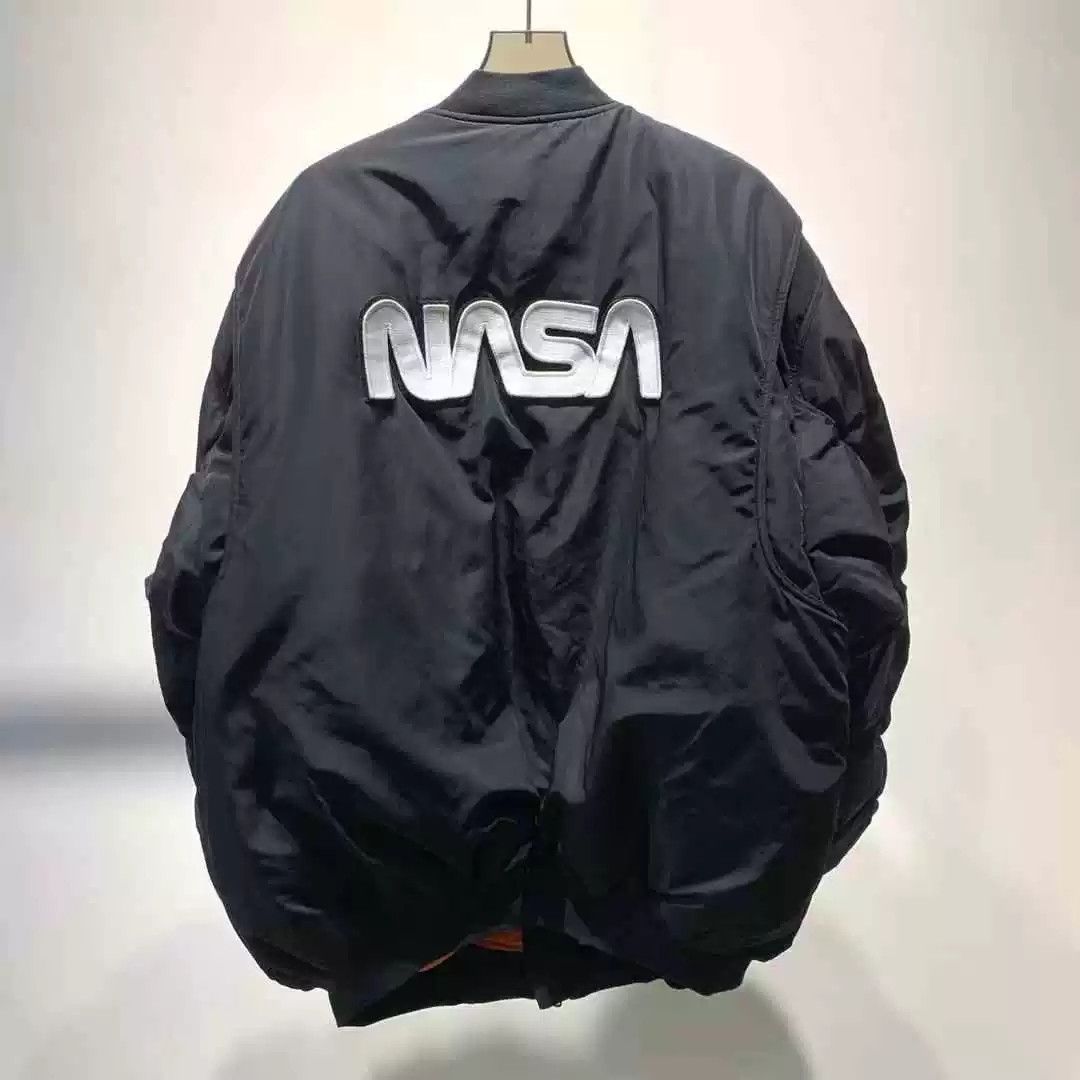 Balenciaga Balenciaga NASA Logo Pilot Jacket Size US XL / EU 56 / 4 - 6 Thumbnail