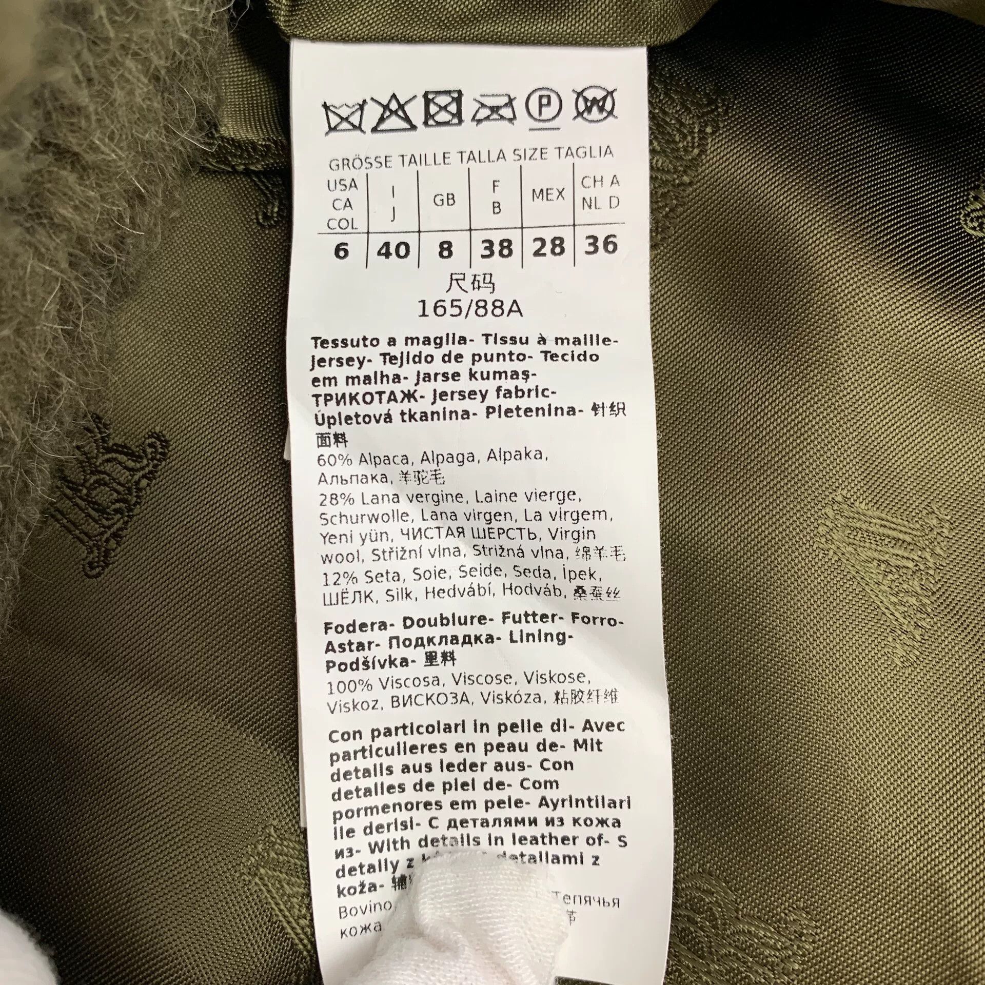 Max Mara maxmara green teddy wool double-breasted coat Size US XS / EU 42 / 0 - 6 Thumbnail