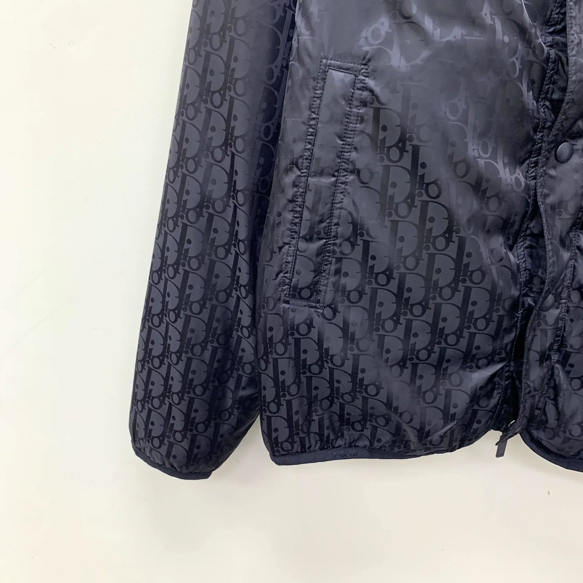 Dior Dior Blue Logo Wool Double-sided Jacket Size US S / EU 44-46 / 1 - 8 Thumbnail