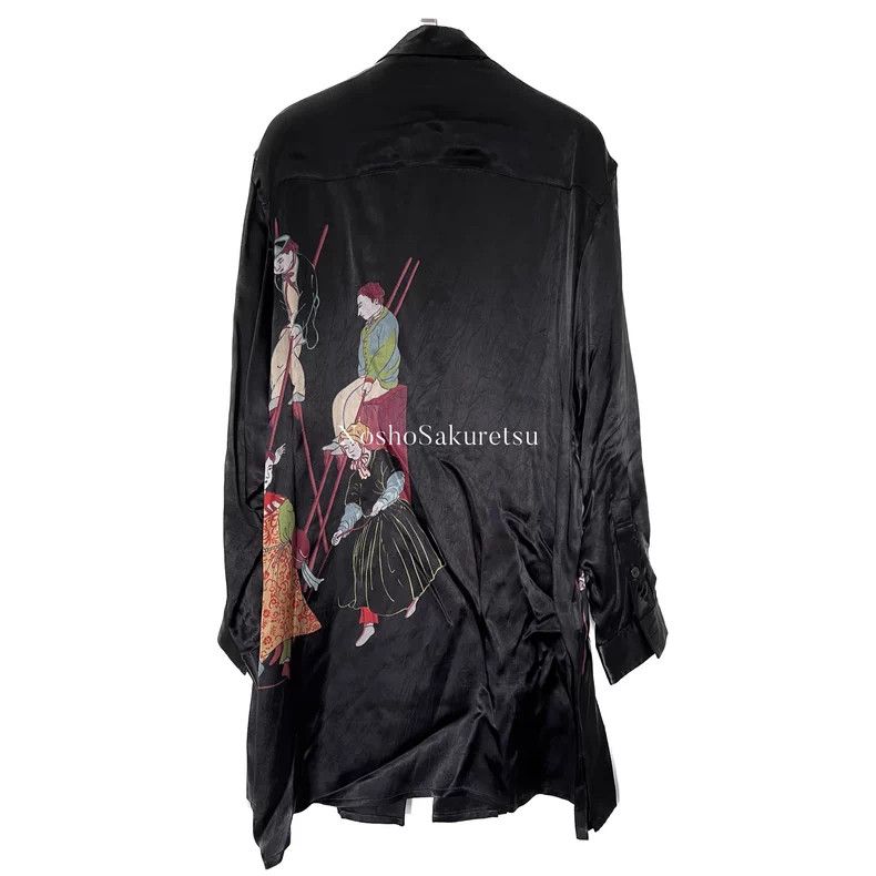 Yohji Yamamoto Yohji Yamamoto 2021 Reissue Print Long Shirt Size US S / EU 44-46 / 1 - 2 Thumbnail
