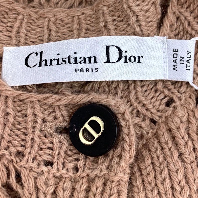 Dior Dior Brown Alpaca Knit Cardigan Coat Size US S / EU 44-46 / 1 - 5 Thumbnail