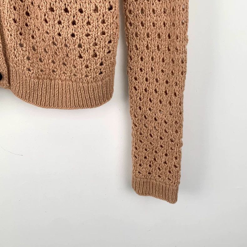 Dior Dior Brown Alpaca Knit Cardigan Coat Size US S / EU 44-46 / 1 - 4 Thumbnail