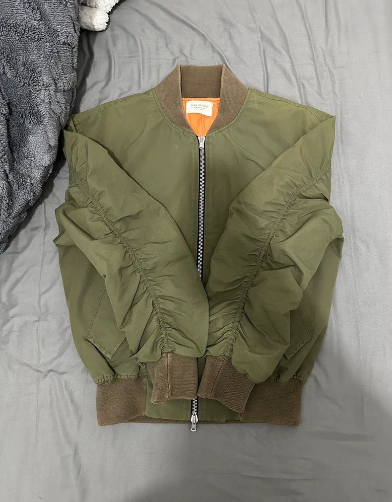Fear of God Fear of God Third Collection Olive Bomber Size US S / EU 44-46 / 1 - 8 Thumbnail