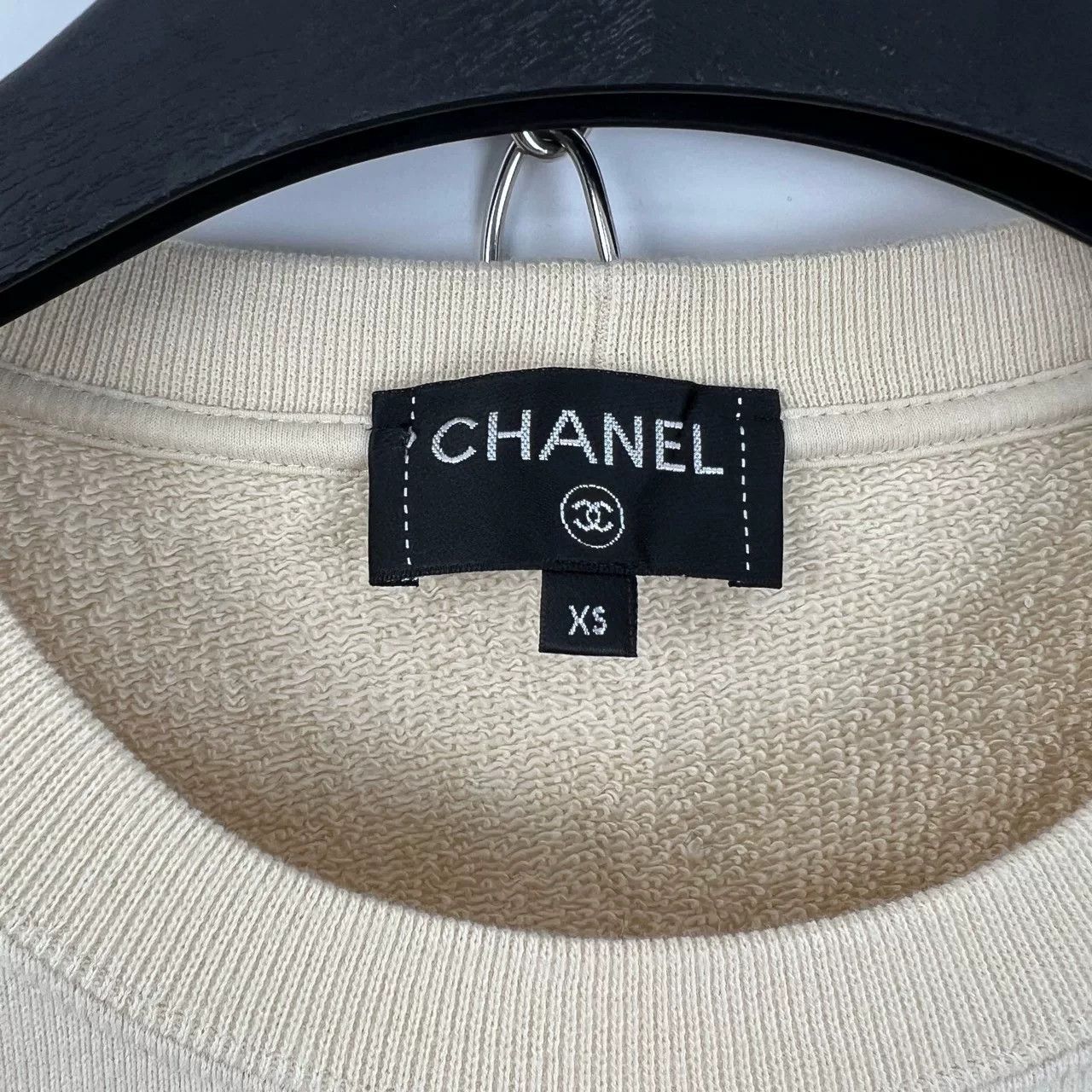 Chanel Chanel Beaded Camellia Letter Sweatshirt Size US XS / EU 42 / 0 - 7 Thumbnail
