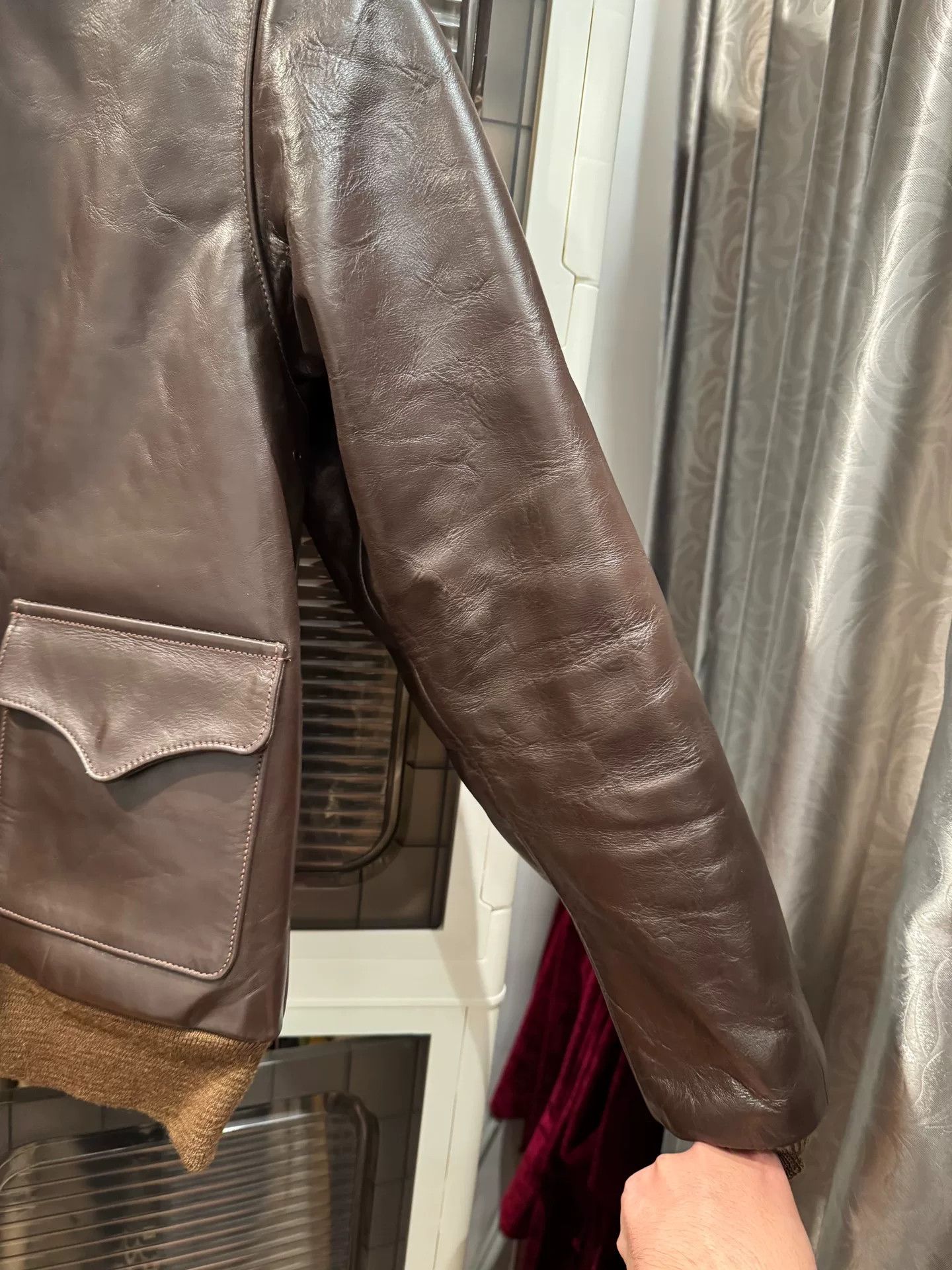 The Real McCoy's The Real McCoy's A2 Horsehide Jacket Size US L / EU 52-54 / 3 - 3 Thumbnail
