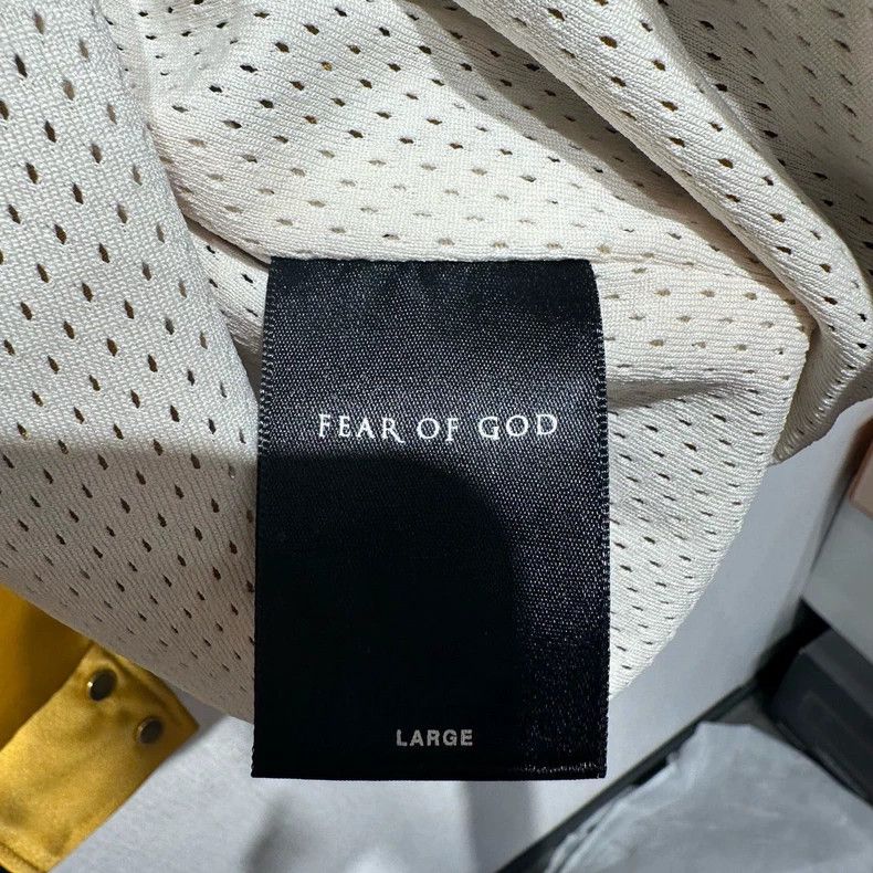 Fear of God FOG Fear of God 5th Silk Gold Jacket Size US L / EU 52-54 / 3 - 4 Thumbnail