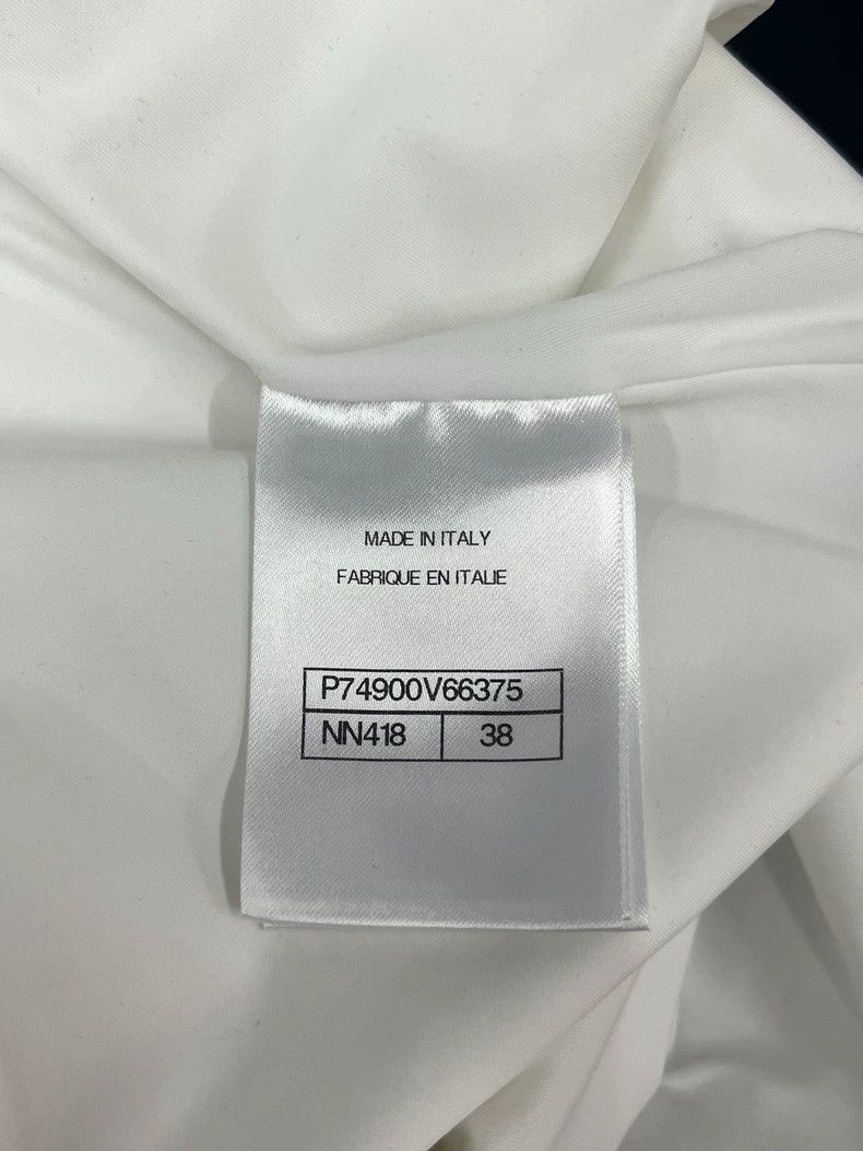 Chanel Chanel 23S White Ruffle Chain Swimsuit Size US 35 - 5 Thumbnail