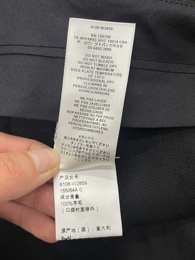 The Row The Row Black Wool Split Hem Skirt Size US 38 / EU 54 - 5 Thumbnail