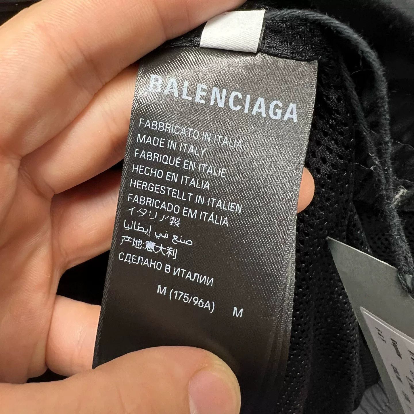 Balenciaga Balenciaga Black Coach Jacket with Logo Size US M / EU 48-50 / 2 - 5 Thumbnail
