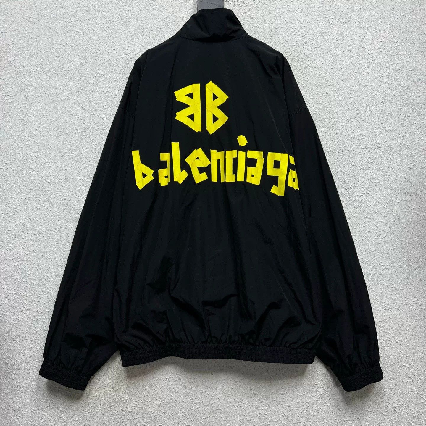 Balenciaga Balenciaga Black Coach Jacket with Logo Size US M / EU 48-50 / 2 - 2 Thumbnail
