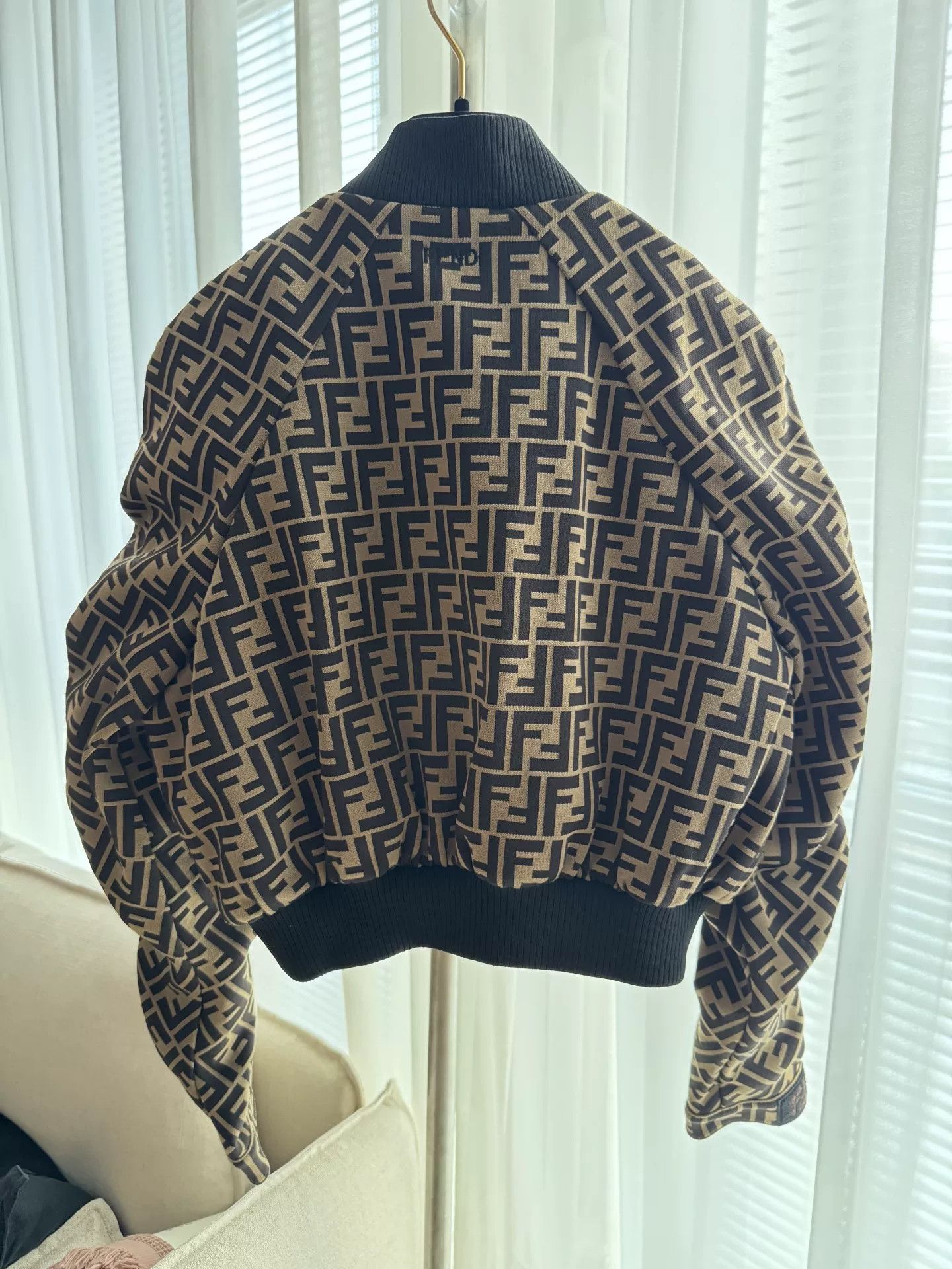 Fendi Fendi FF Logo Pile Sleeve Jacket Size US S / EU 44-46 / 1 - 2 Thumbnail