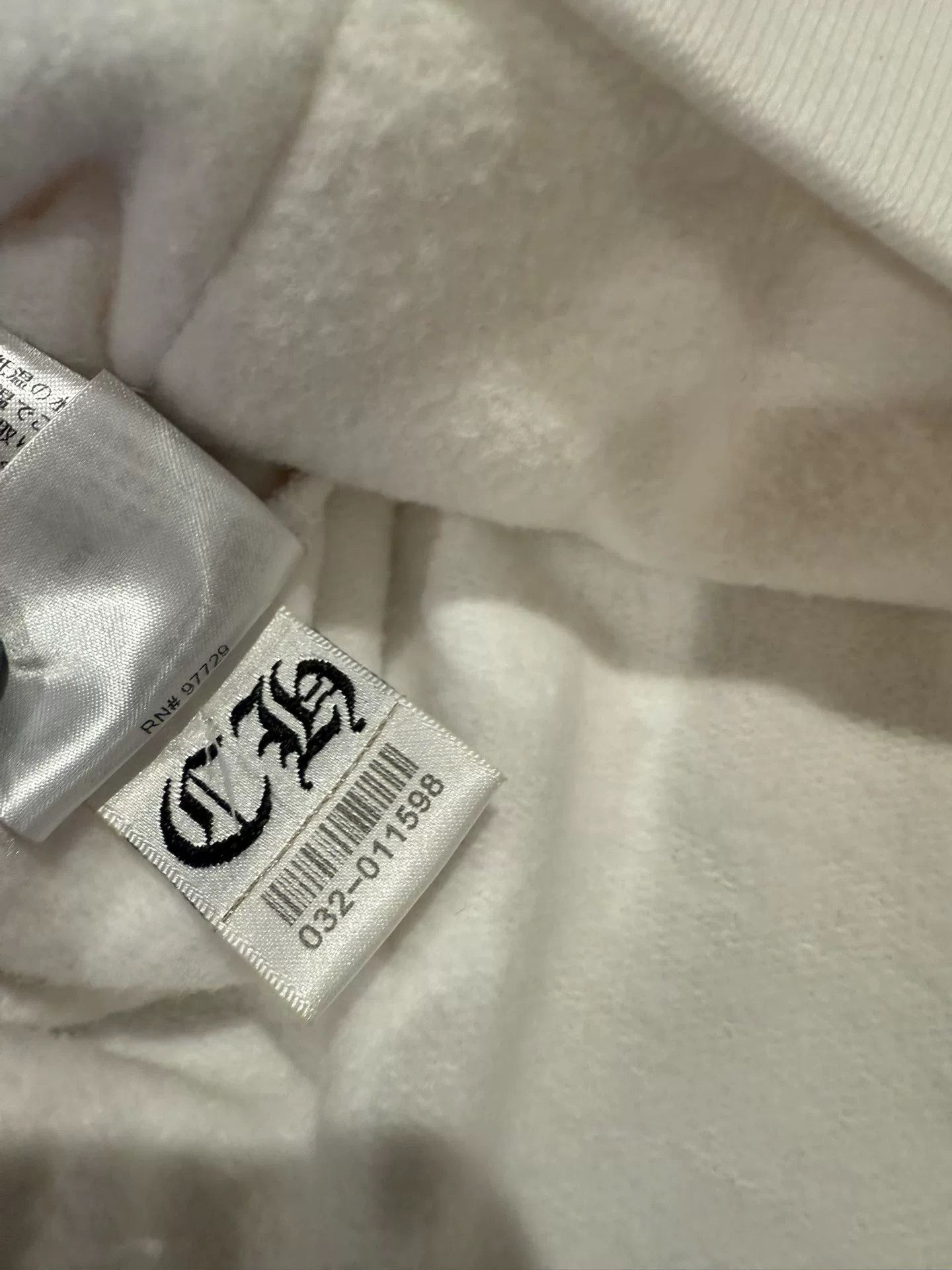 Chrome Hearts Chrome Hearts White Unisex Sweatshirt Size US M / EU 48-50 / 2 - 6 Thumbnail