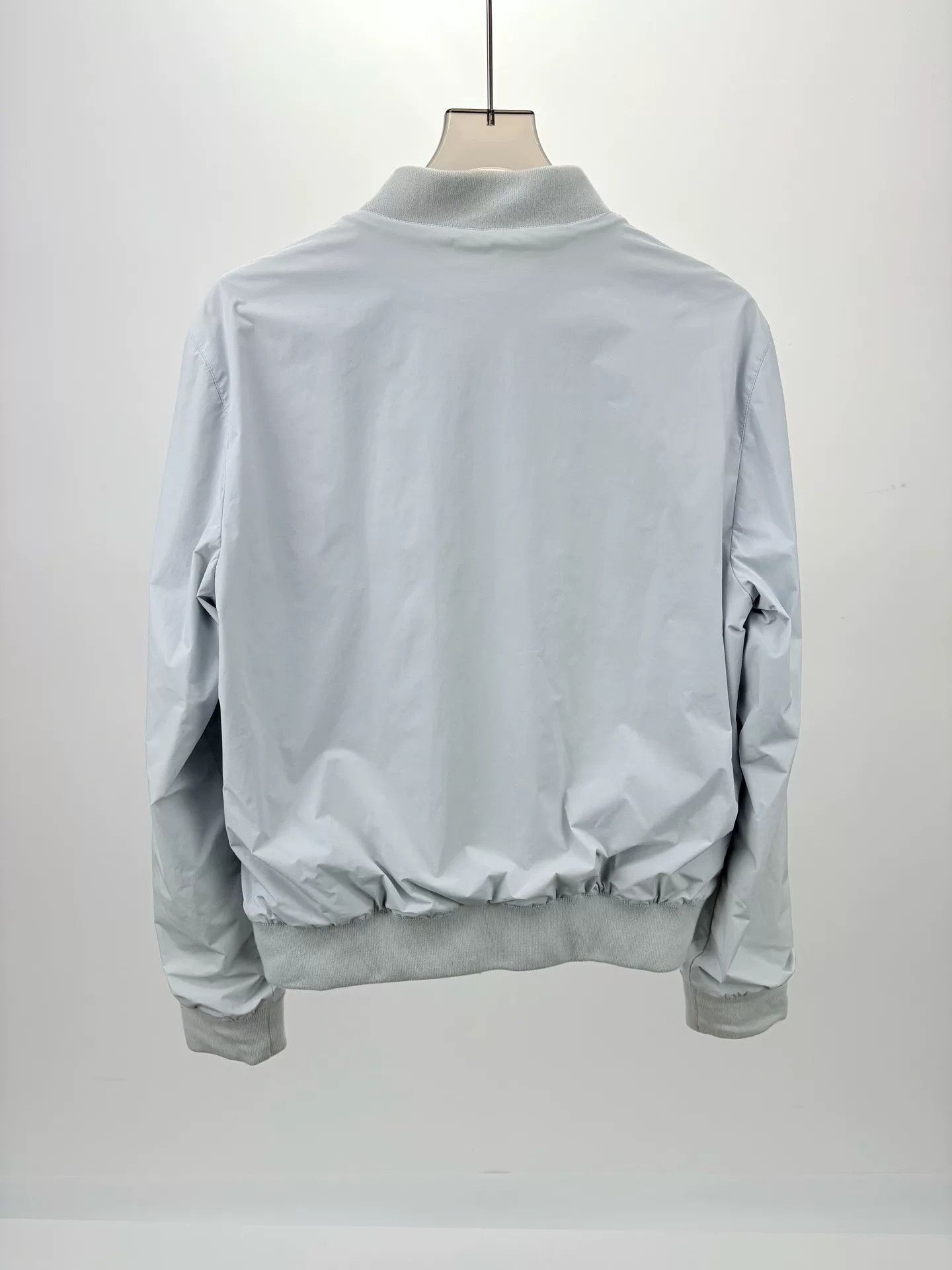 Hermes HERMES Gray Reversible Jacket Coat Size US L / EU 52-54 / 3 - 2 Thumbnail