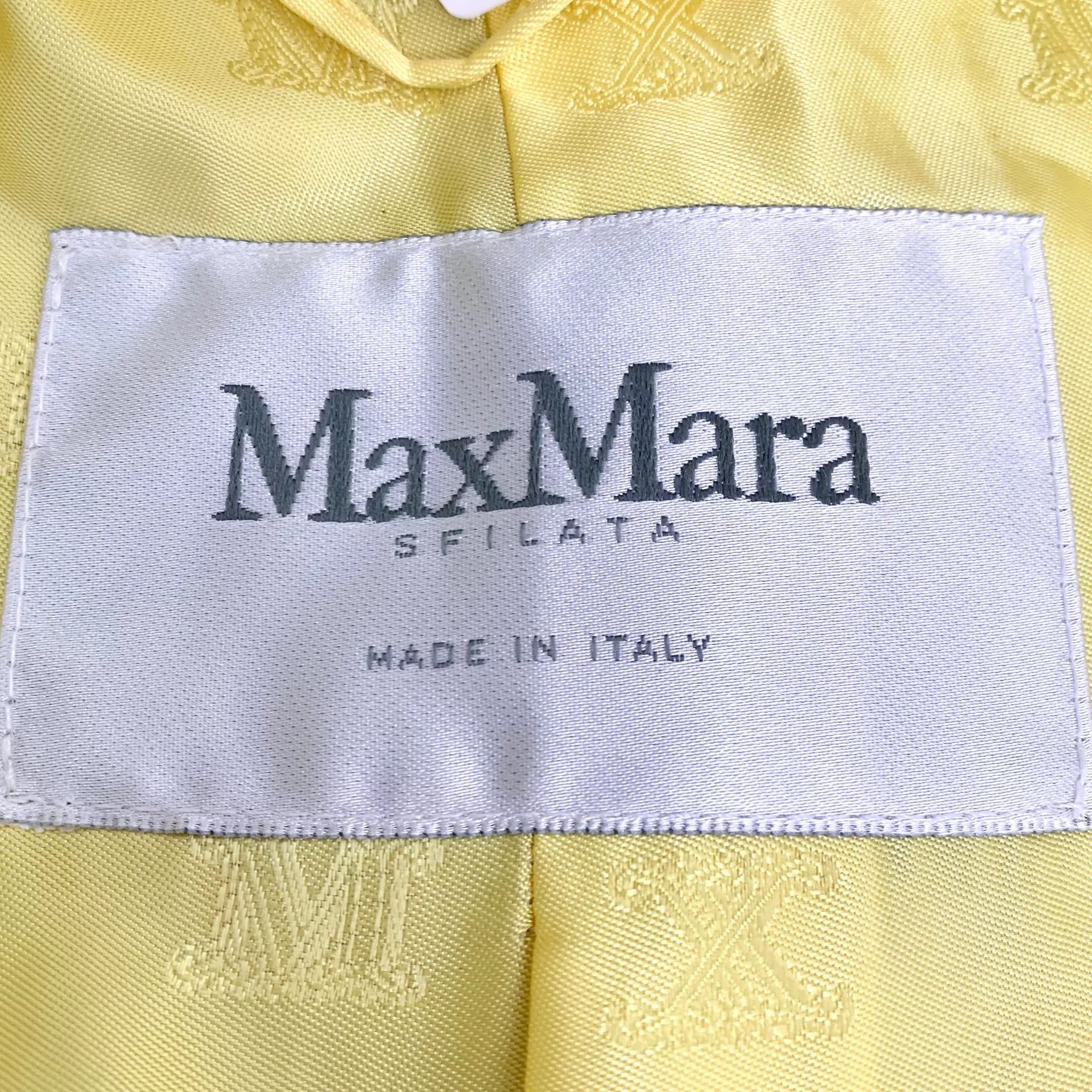 Max Mara maxmara teddy double-breasted coat in yellow Size US M / EU 48-50 / 2 - 5 Thumbnail
