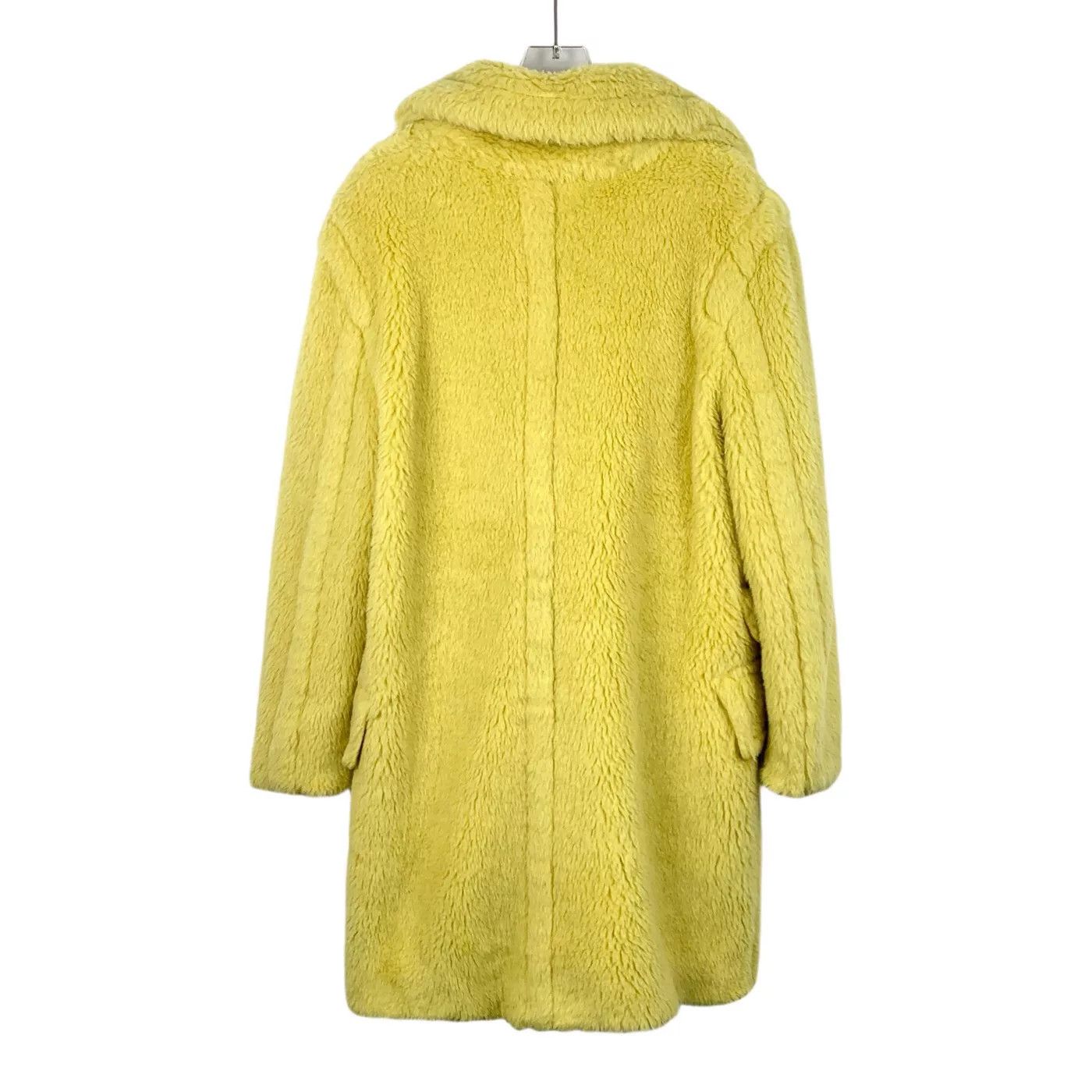 Max Mara maxmara teddy double-breasted coat in yellow Size US M / EU 48-50 / 2 - 2 Thumbnail