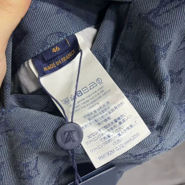 Louis Vuitton Louis Vuitton Blue Logo Denim Jacket Size US M / EU 48-50 / 2 - 4 Thumbnail