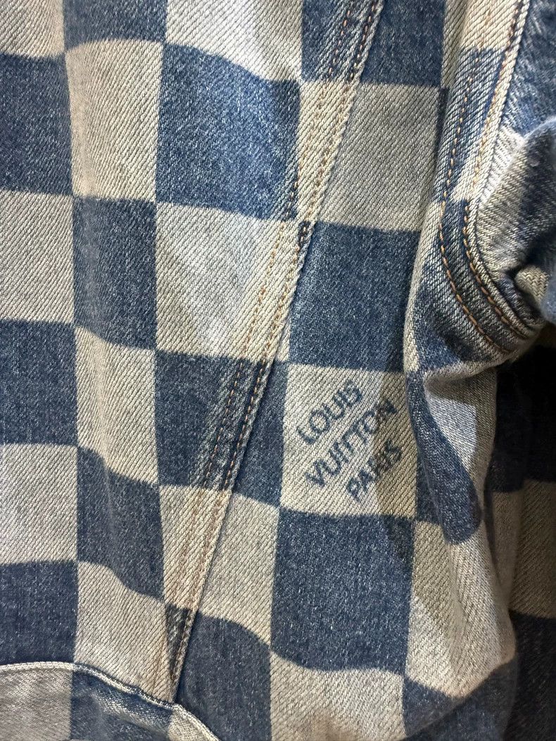 Louis Vuitton Louis Vuitton Checkerboard Denim Jacket Size US S / EU 44-46 / 1 - 3 Thumbnail