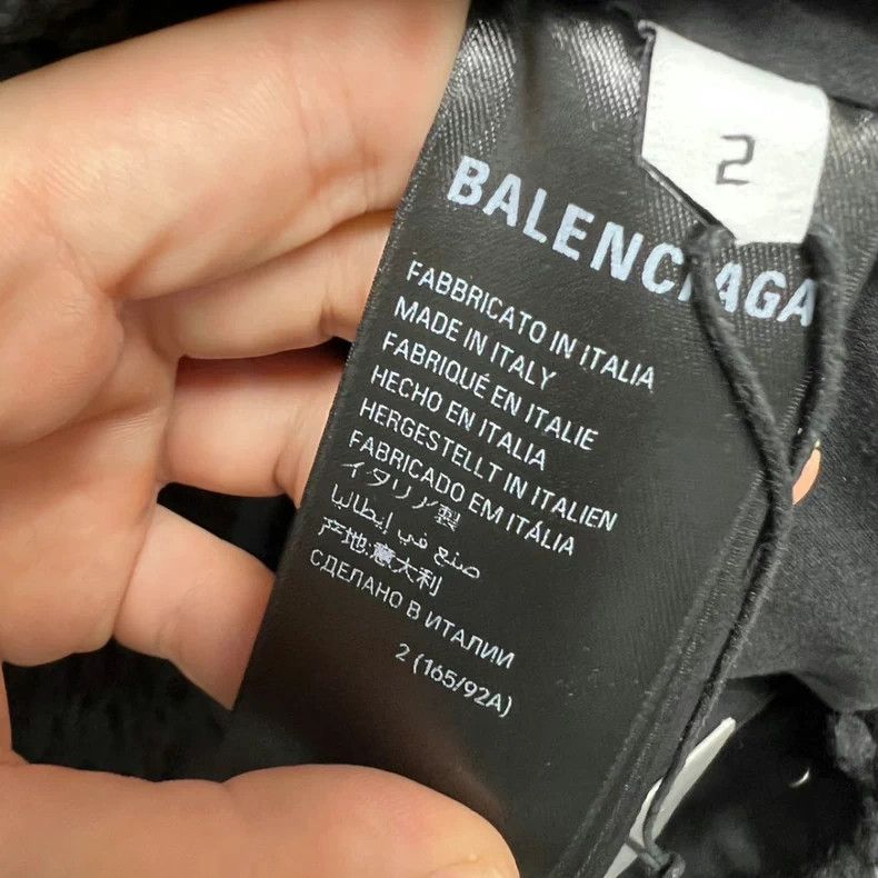 Balenciaga Balenciaga Black Teddy Fleece Jacket Size US M / EU 48-50 / 2 - 8 Thumbnail