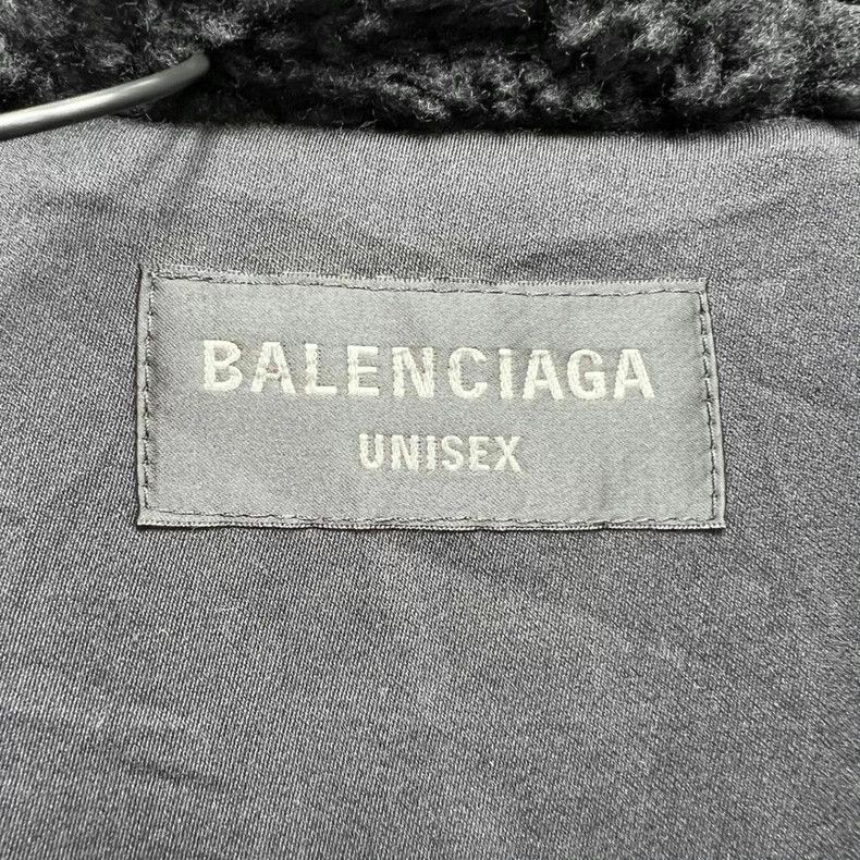 Balenciaga Balenciaga Black Teddy Fleece Jacket Size US M / EU 48-50 / 2 - 4 Thumbnail