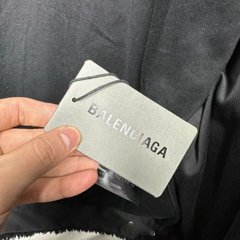 Balenciaga Balenciaga Black Teddy Fleece Jacket Size US M / EU 48-50 / 2 - 7 Thumbnail