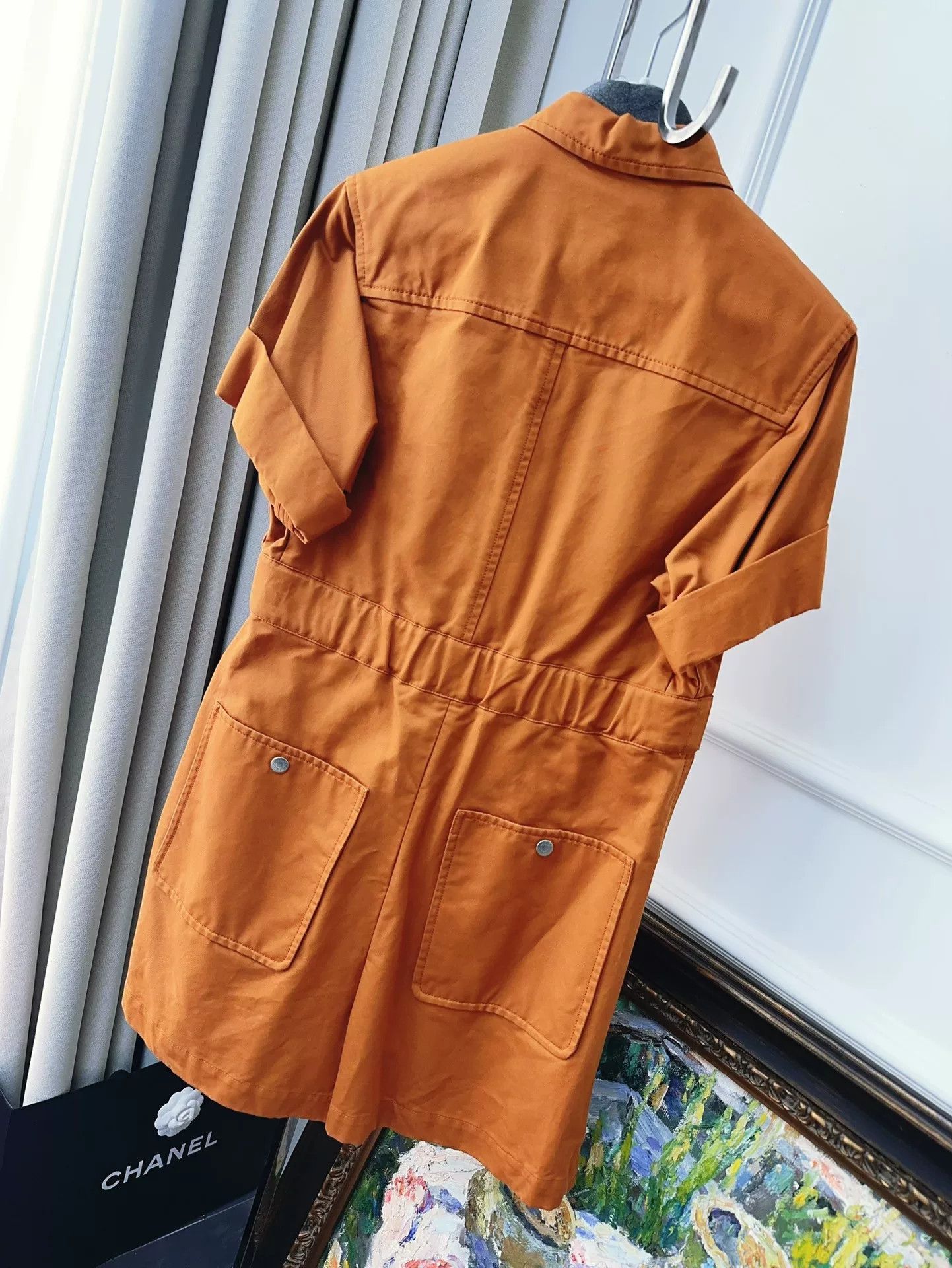 Hermes Hermes Spring Summer Cargo Jumpsuit Size US 36 / EU 52 - 2 Thumbnail