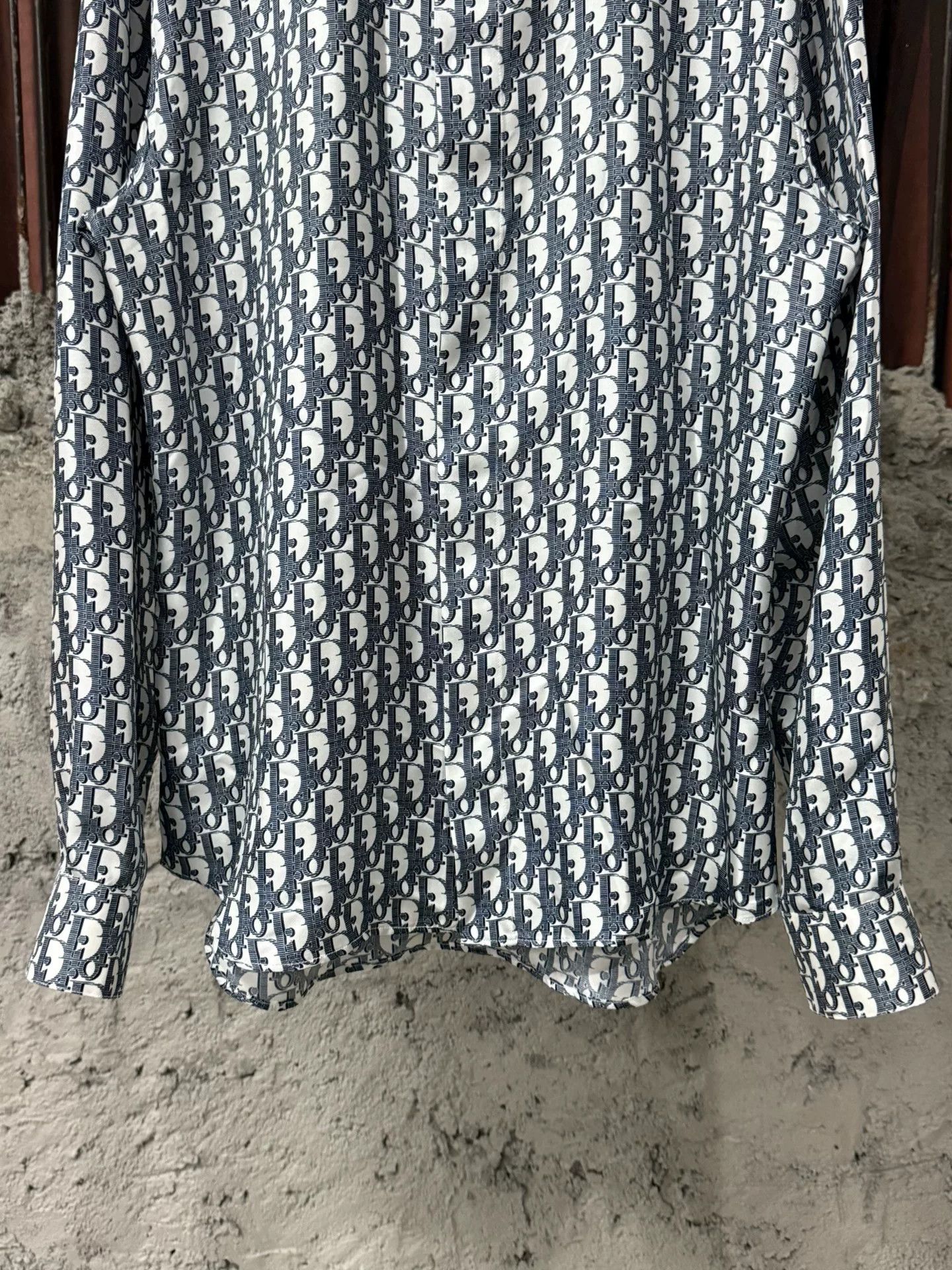 Dior Dior Silk Printed Button Up Shirt Size US XL / EU 56 / 4 - 4 Thumbnail