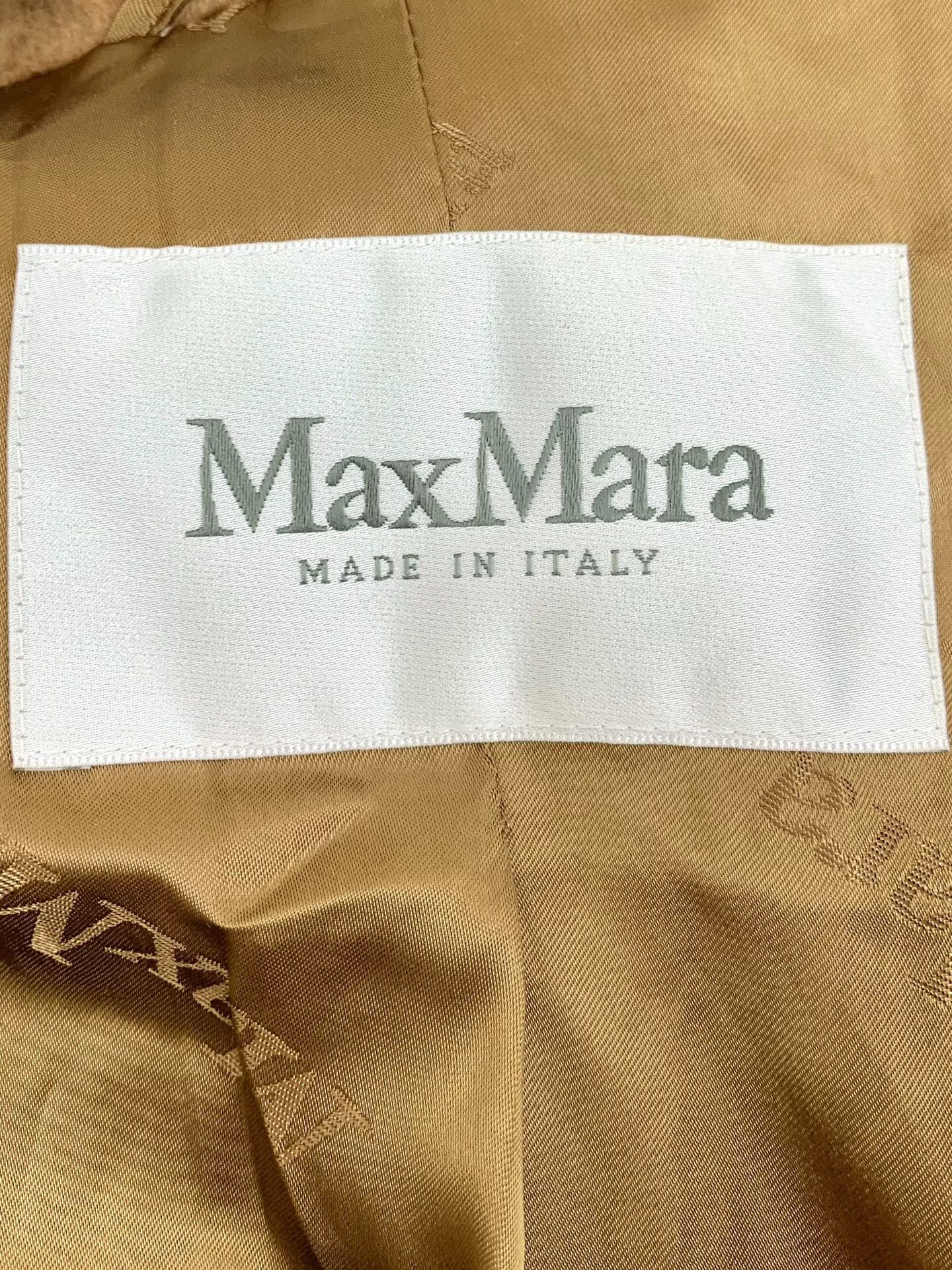 Max Mara Maxmara Teddy Camel Hair Coat Brown Size US XS / EU 42 / 0 - 7 Thumbnail