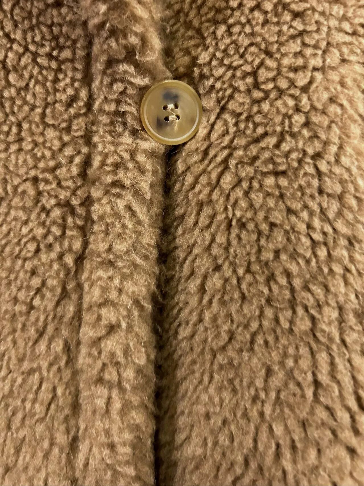 Max Mara Maxmara Teddy Camel Hair Coat Brown Size US XS / EU 42 / 0 - 6 Thumbnail