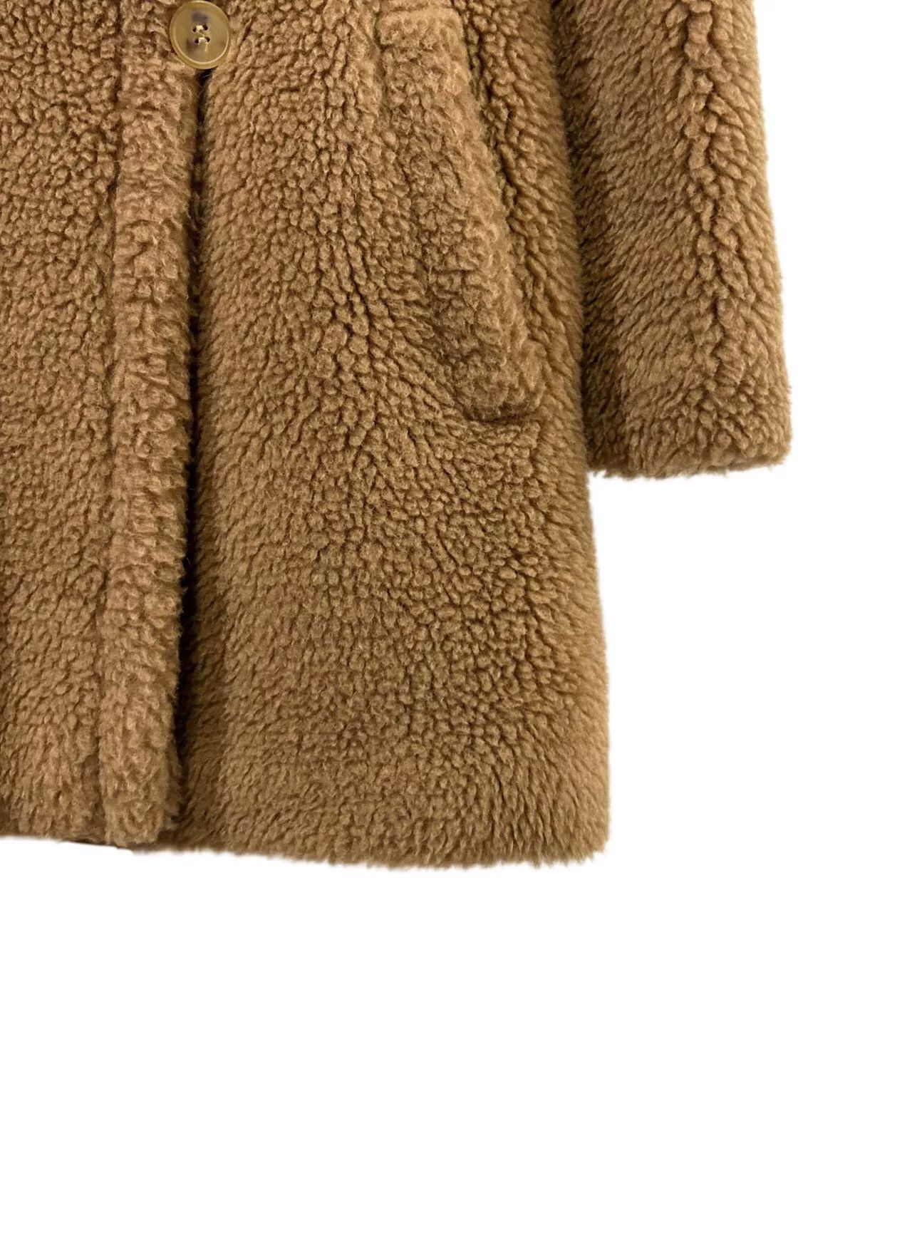 Max Mara Maxmara Teddy Camel Hair Coat Brown Size US XS / EU 42 / 0 - 5 Thumbnail