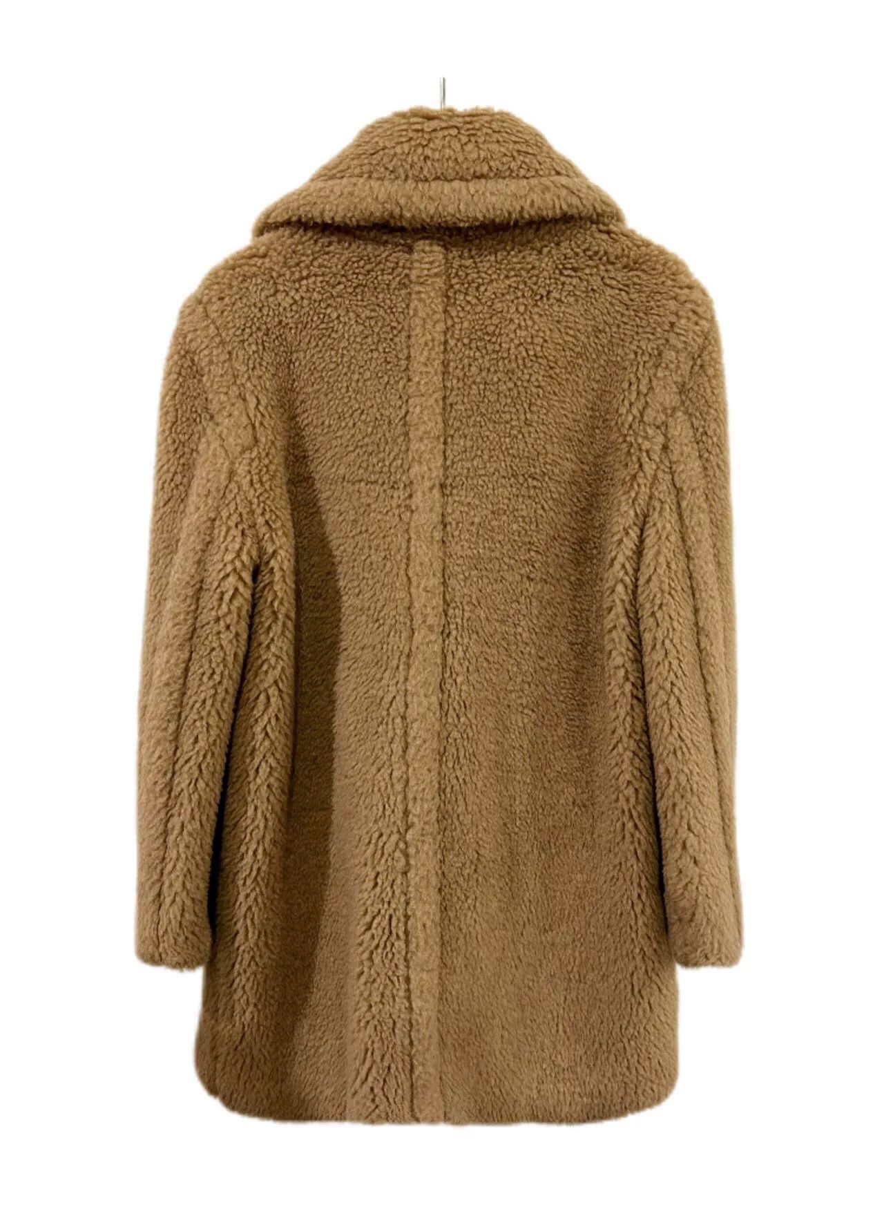 Max Mara Maxmara Teddy Camel Hair Coat Brown Size US XS / EU 42 / 0 - 2 Thumbnail