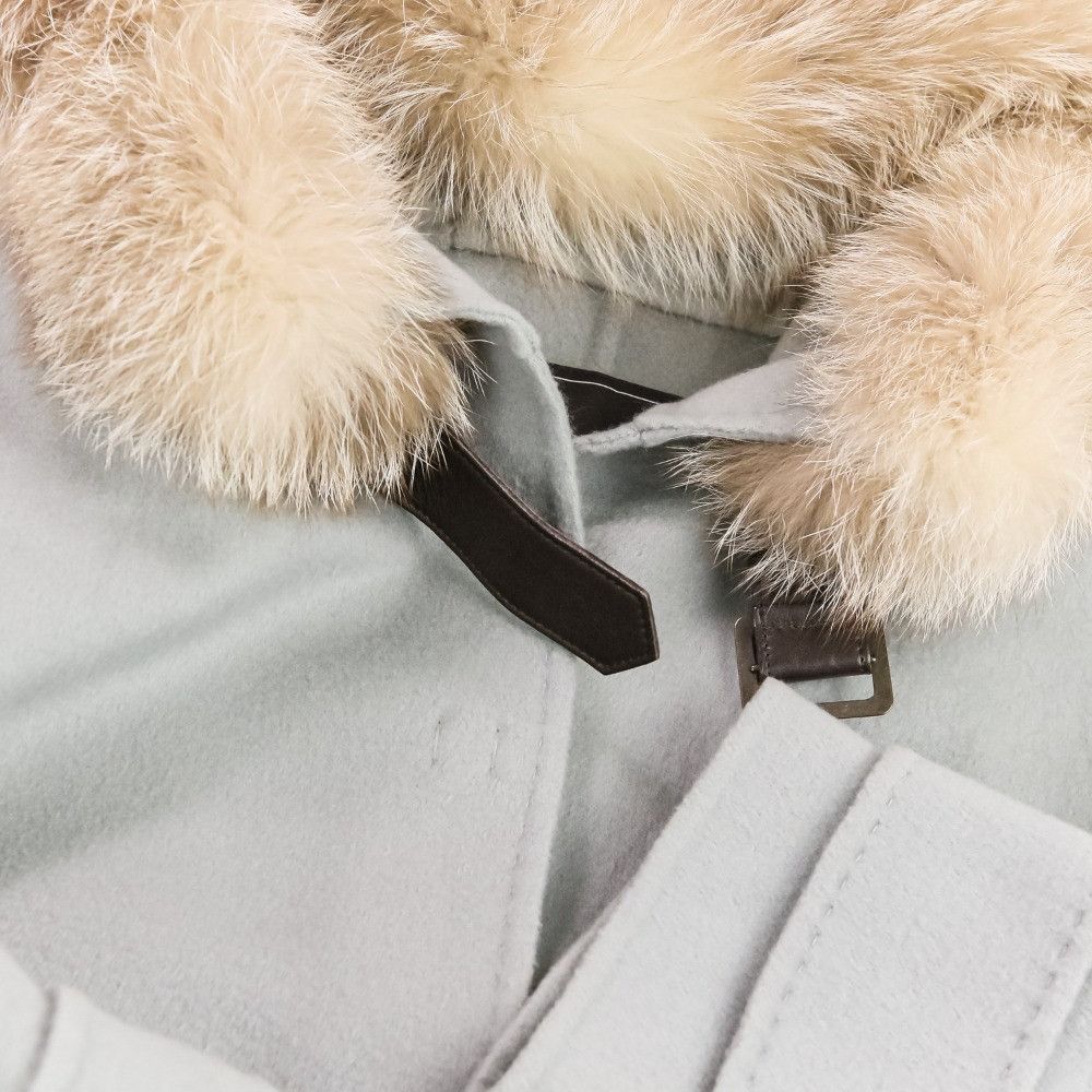 Other Other FOXEY Blue Moon Cashmere Fox Fur Coat Natural Material Outerwear 38755 DUTY FREE for USA Size ONE SIZE - 13 Thumbnail