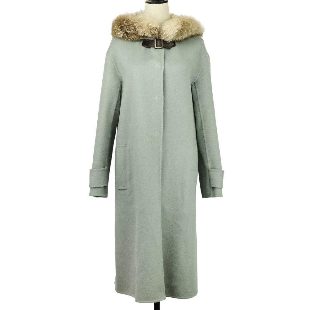 Other Other FOXEY Blue Moon Cashmere Fox Fur Coat Natural Material Outerwear 38755 DUTY FREE for USA Size ONE SIZE - 2 Thumbnail