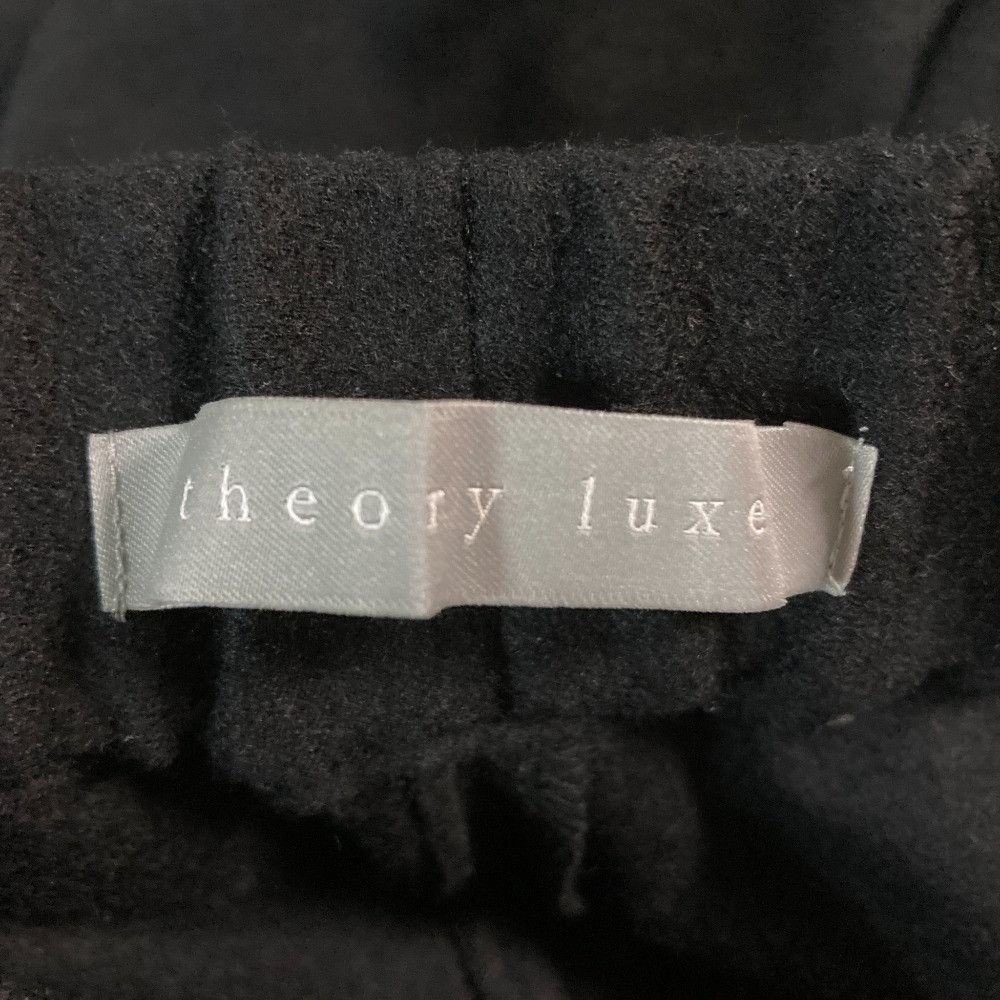 Theory Theory Theory luxe DAHLIA JERSEY BREDA Wool Pants Leather Pants DUTY FREE for USA Size ONE SIZE - 3 Thumbnail
