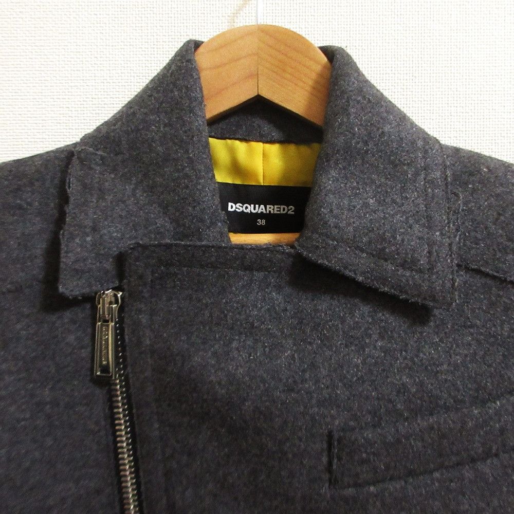 Other Other Dsquared2 Cutoff Wool Riders Coat Others Outerwear DUTY FREE for USA Size ONE SIZE - 6 Thumbnail