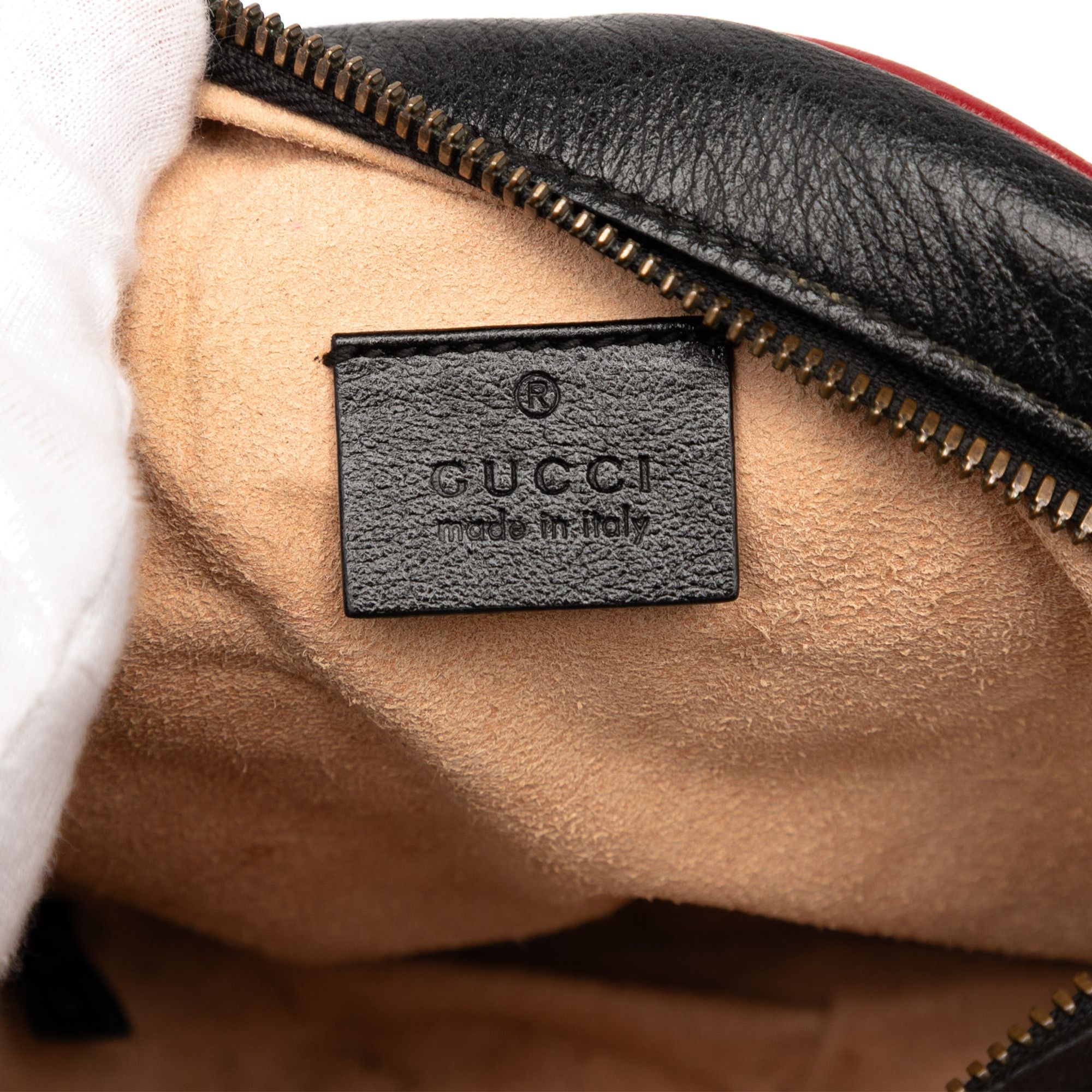 Gucci Gucci Mini GG Marmont Matelasse Leather Torchon Round Crossbody Size ONE SIZE - 6 Thumbnail