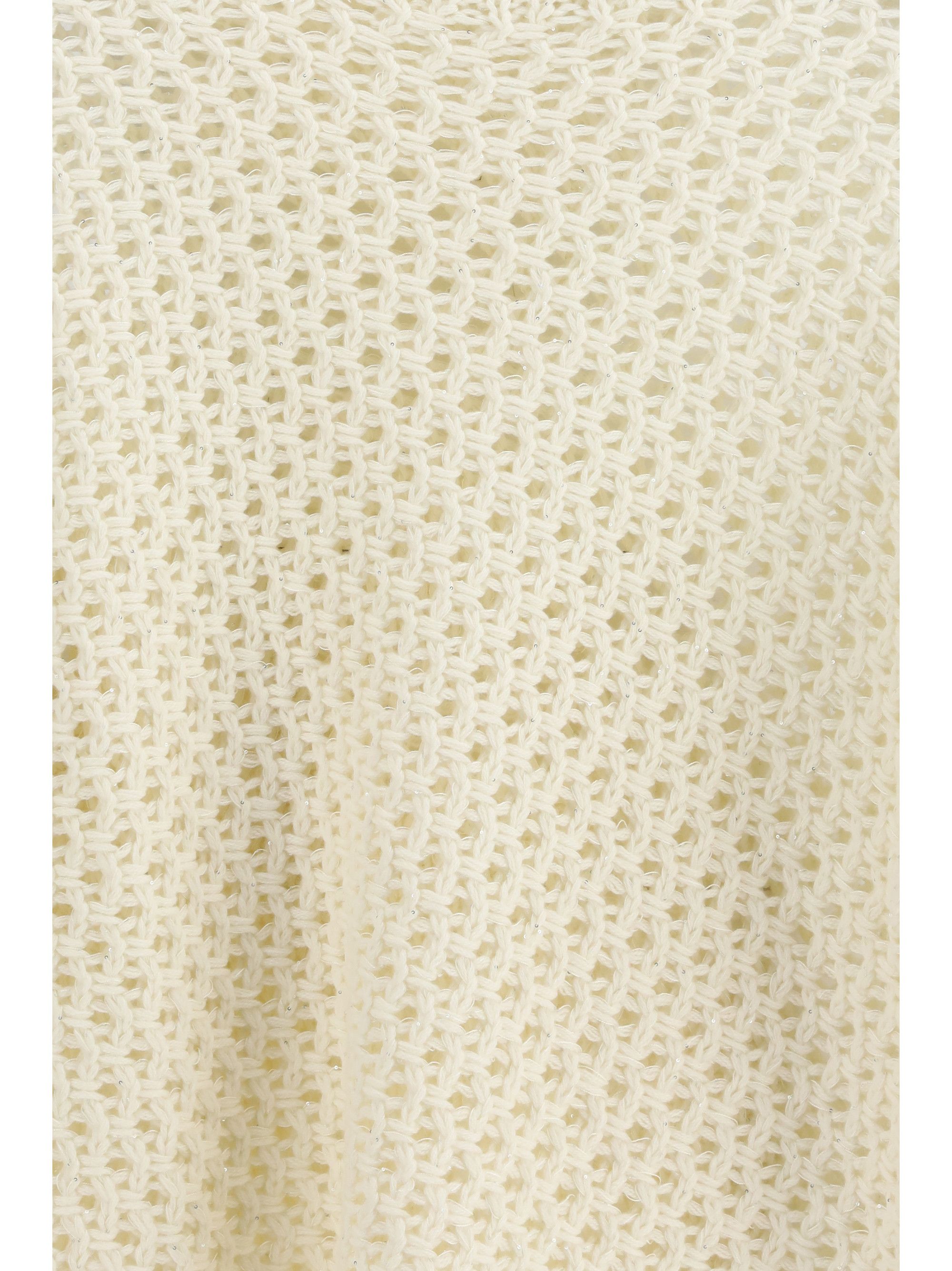 Fabiana Filippi Jumper crafted from Platinum yarn with micro sequins Size M / US 6-8 / IT 42-44 - 3 Thumbnail