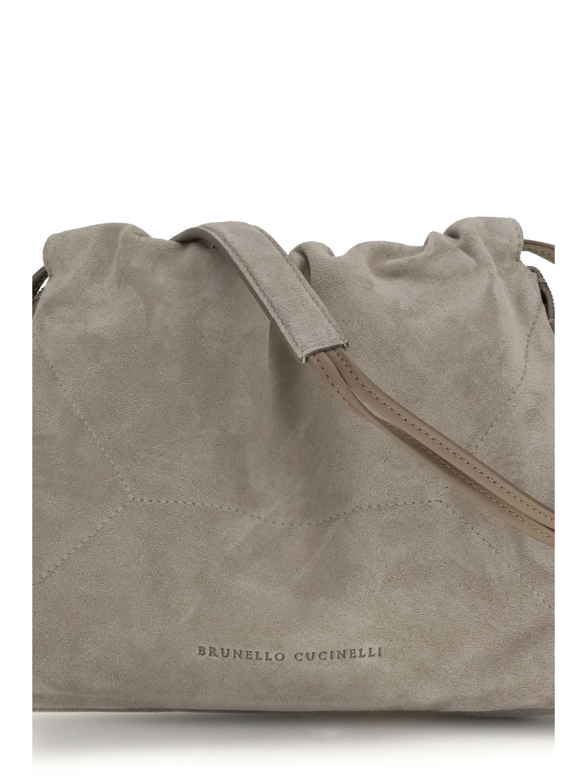 Brunello Cucinelli Suede Pouch Bag Size ONE SIZE - 4 Thumbnail