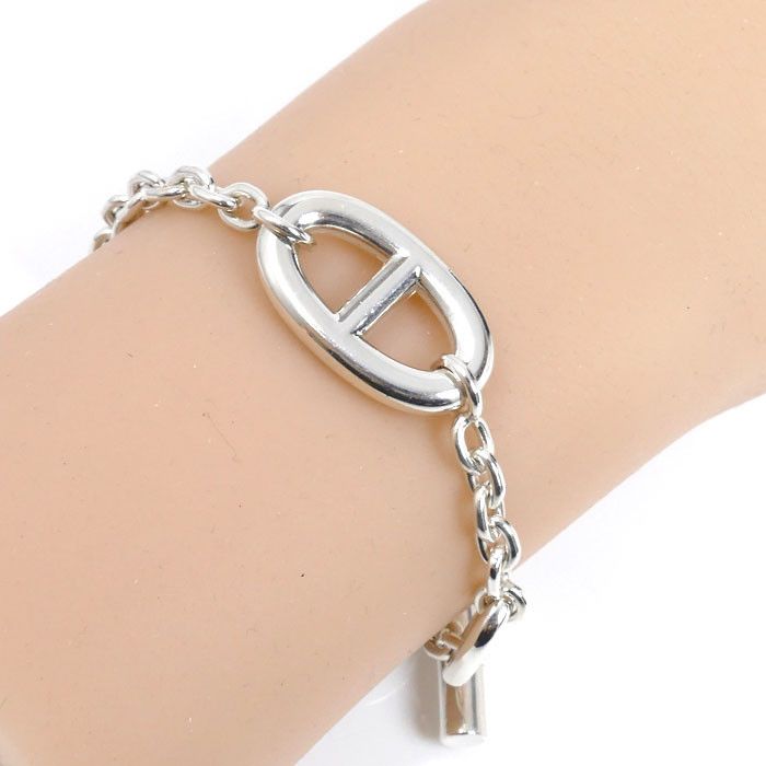 Hermes Hermes Hermes Farandole Silver925 Bracelet Metal Bracelet DUTY FREE for USA Size ONE SIZE - 8 Thumbnail