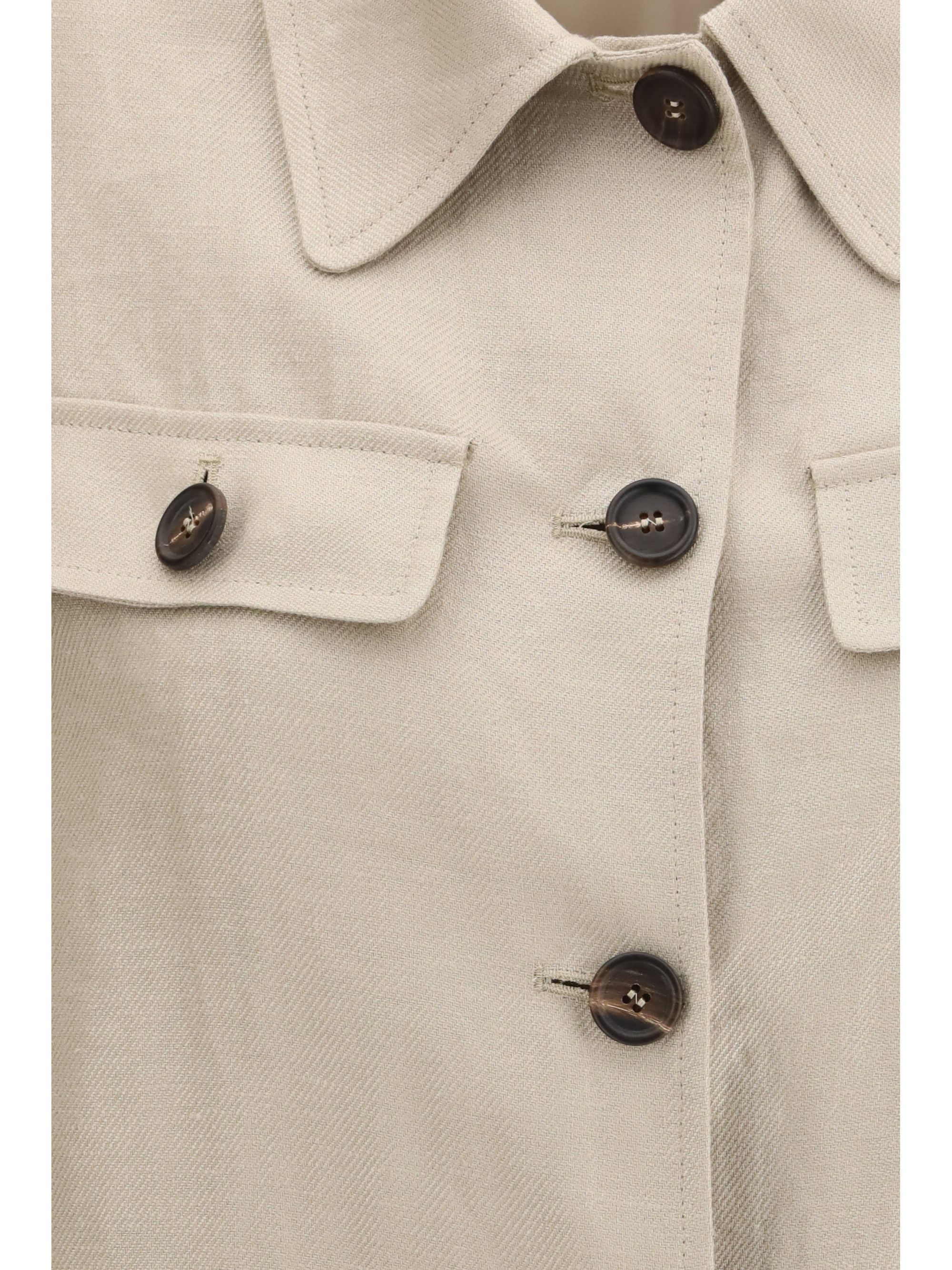 Brunello Cucinelli Linen Jacket Size M / US 6-8 / IT 42-44 - 3 Thumbnail