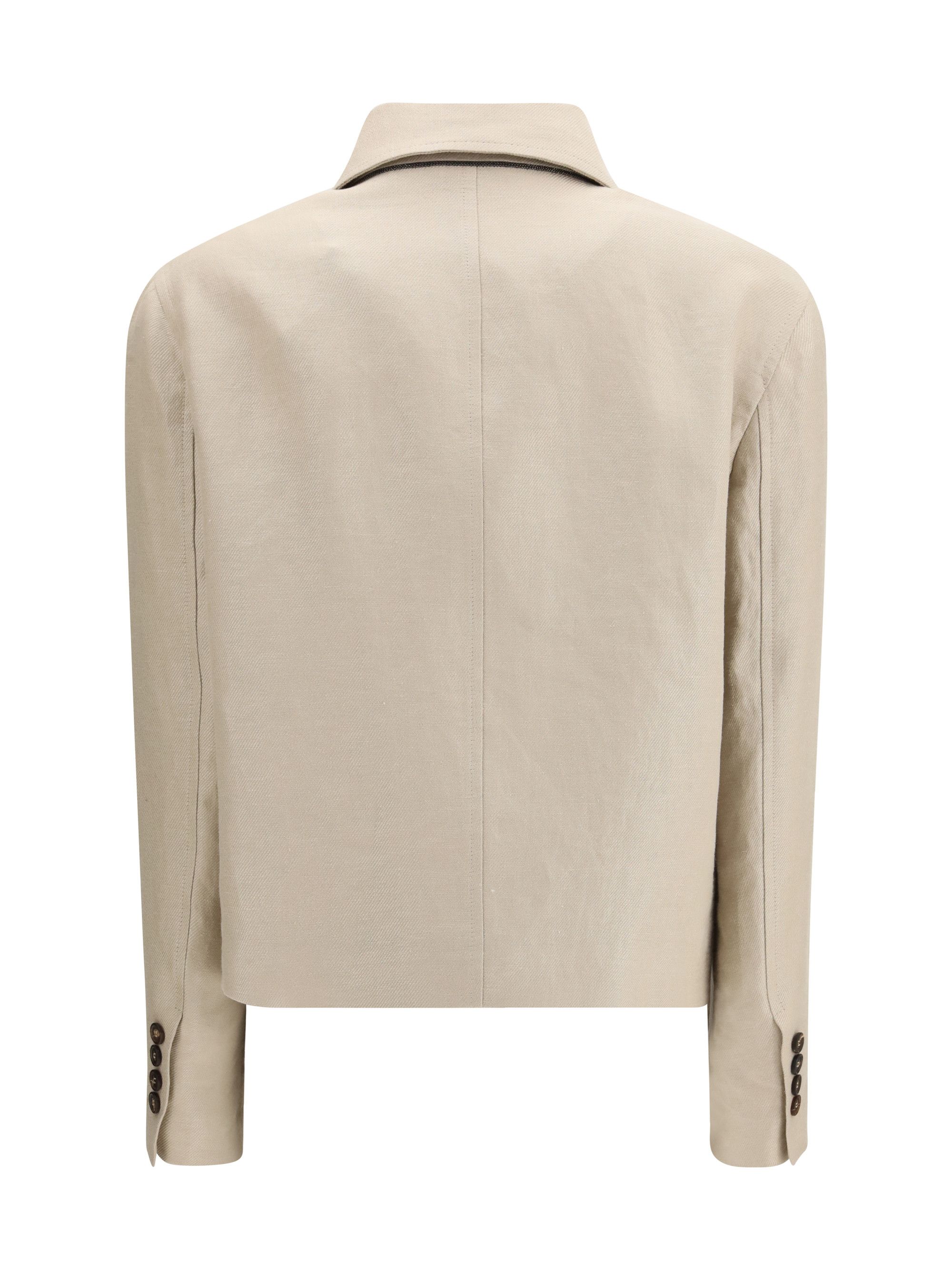 Brunello Cucinelli Linen Jacket Size M / US 6-8 / IT 42-44 - 2 Thumbnail