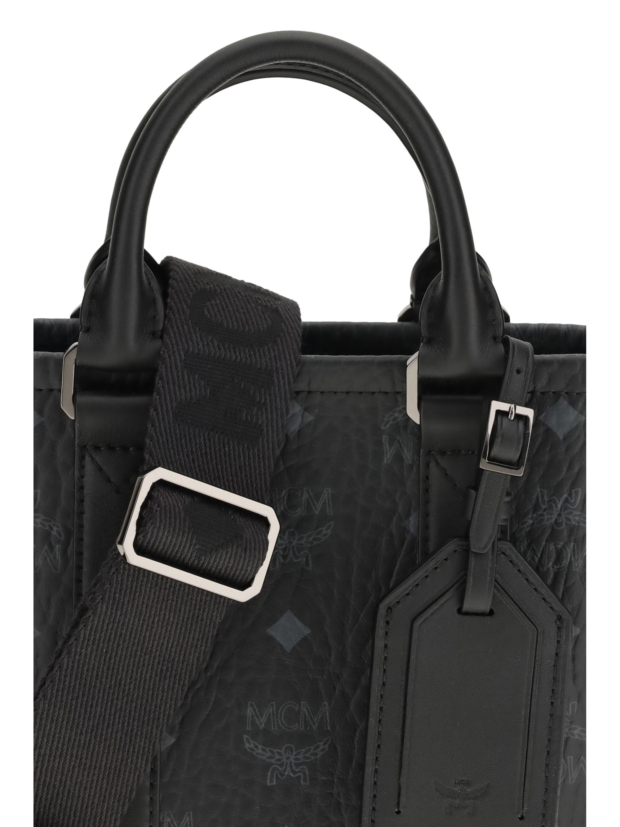 MCM Aren Mini printed canvas Tote Bag Size ONE SIZE - 4 Thumbnail