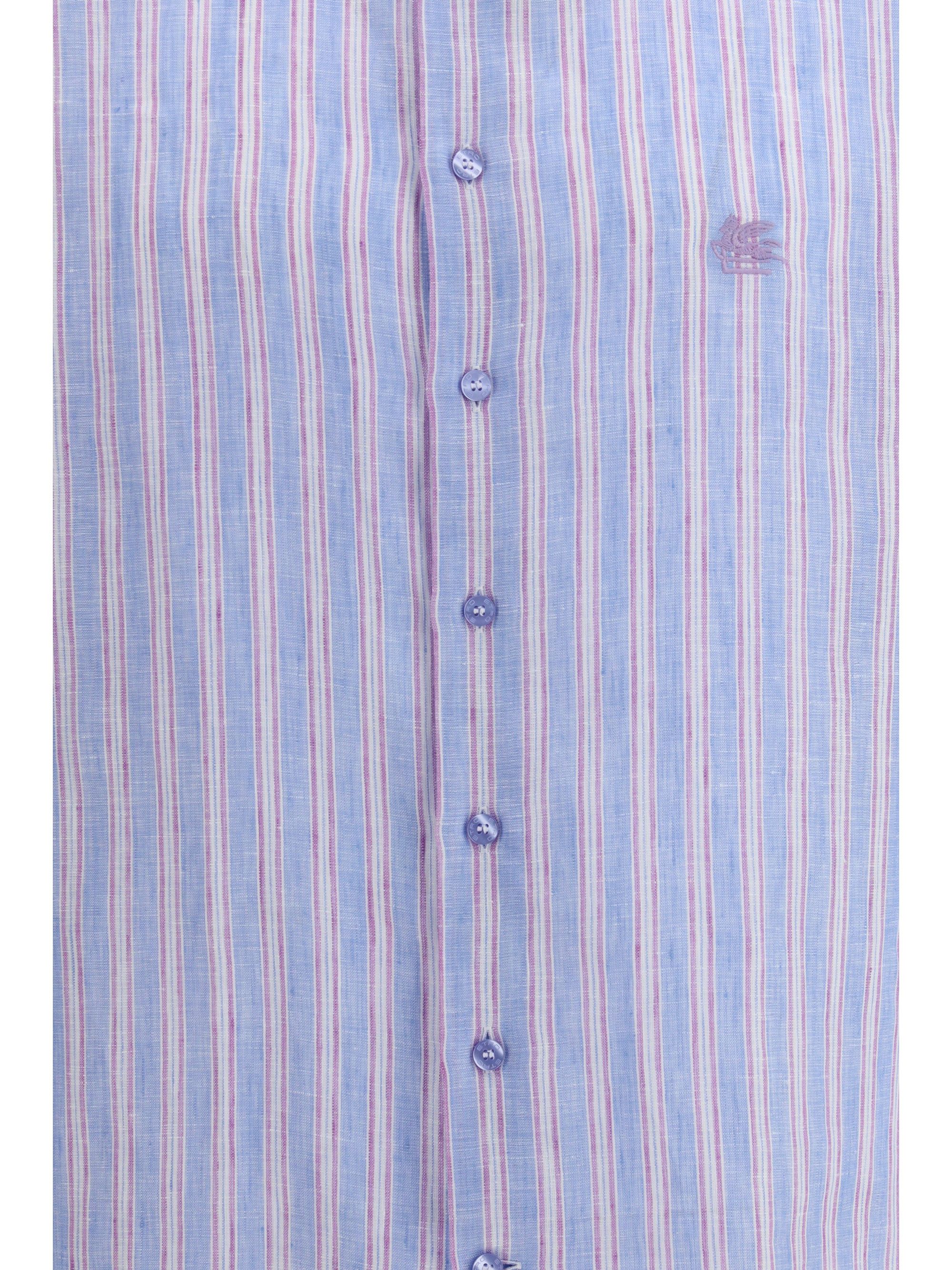 Etro Striped linen Shirt Size US S / EU 44-46 / 1 - 3 Thumbnail