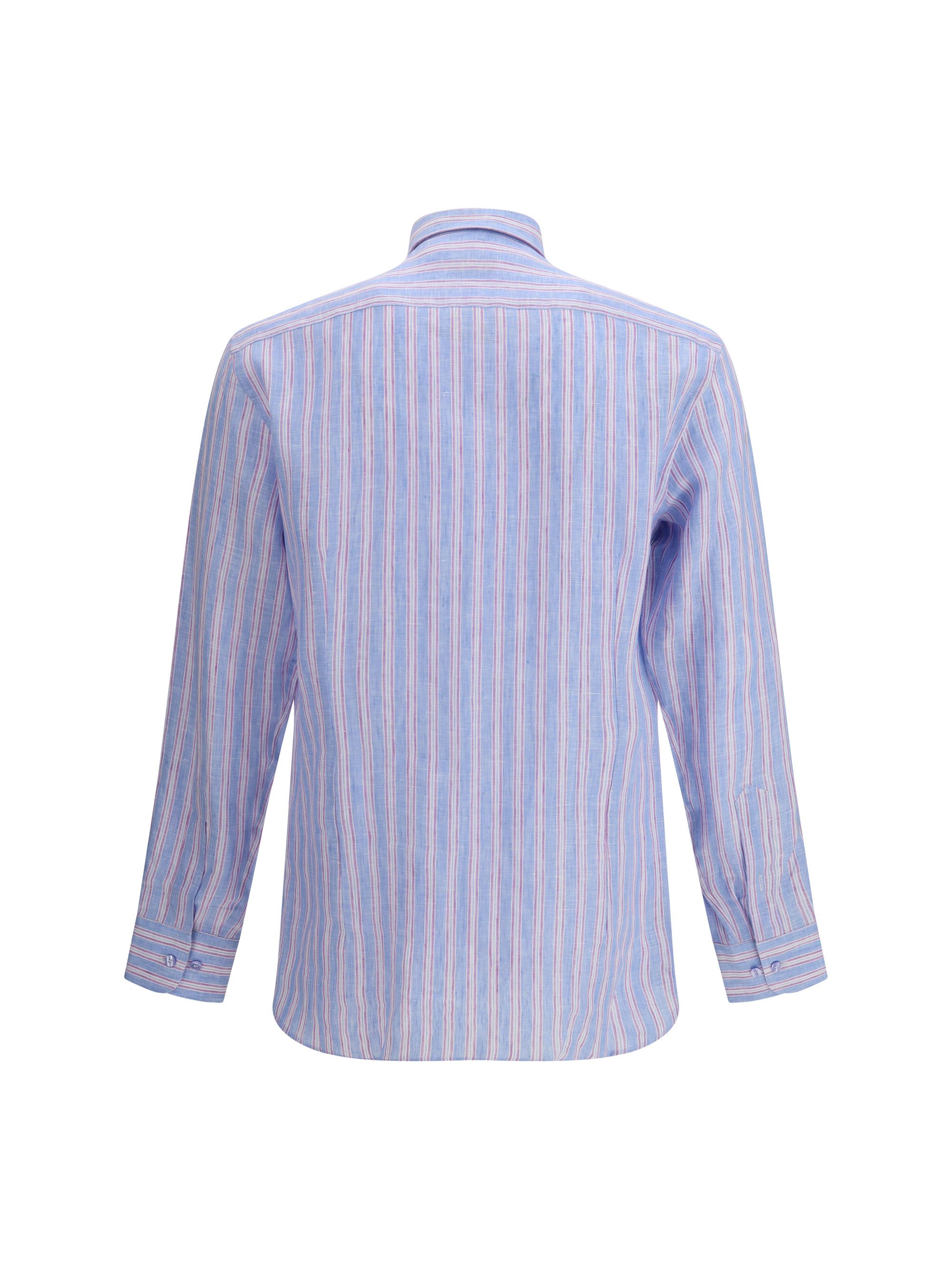 Etro Striped linen Shirt Size US M / EU 48-50 / 2 - 2 Thumbnail