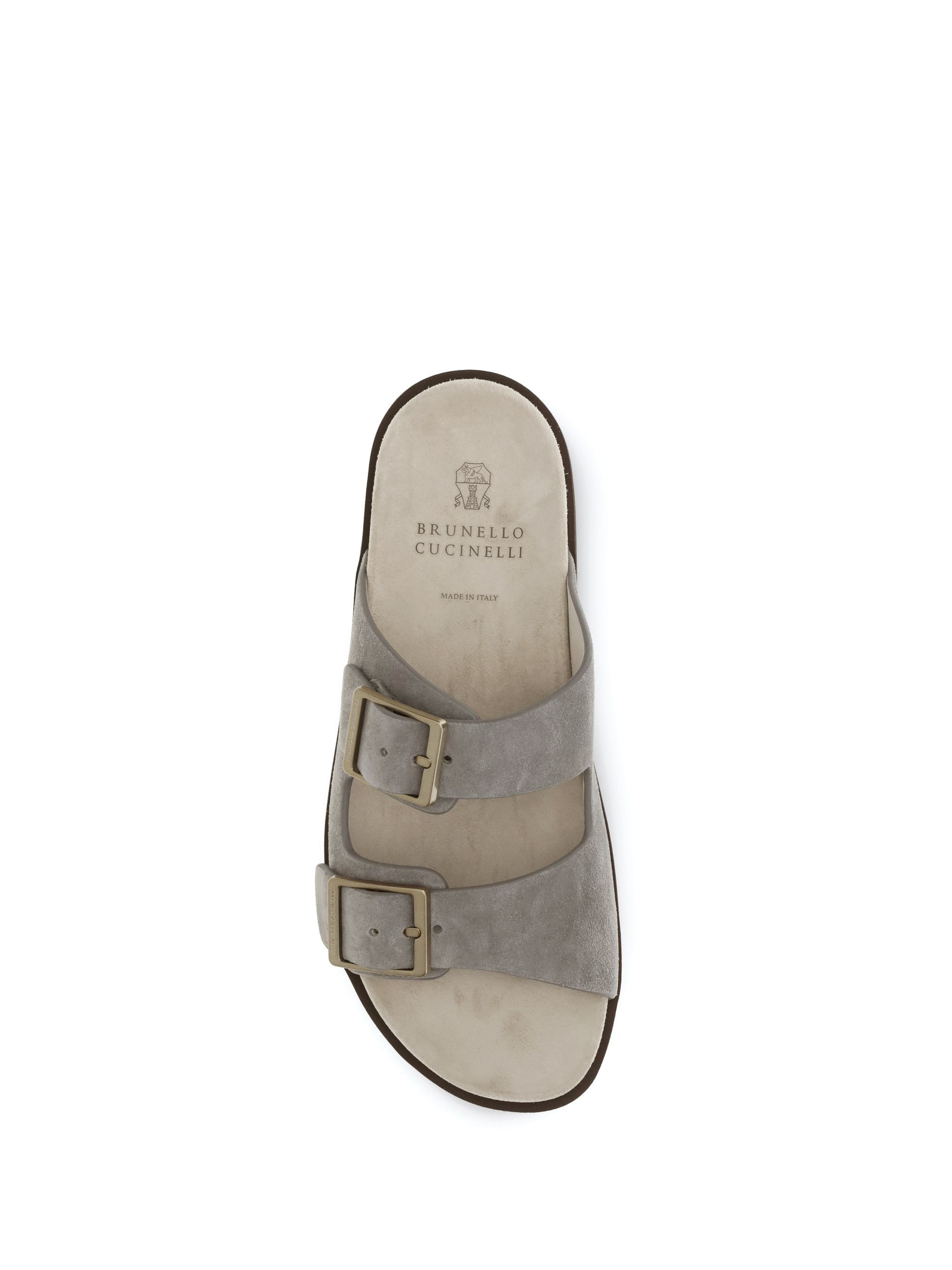 Brunello Cucinelli Suede Sandals Size US 7 / EU 40 - 4 Thumbnail