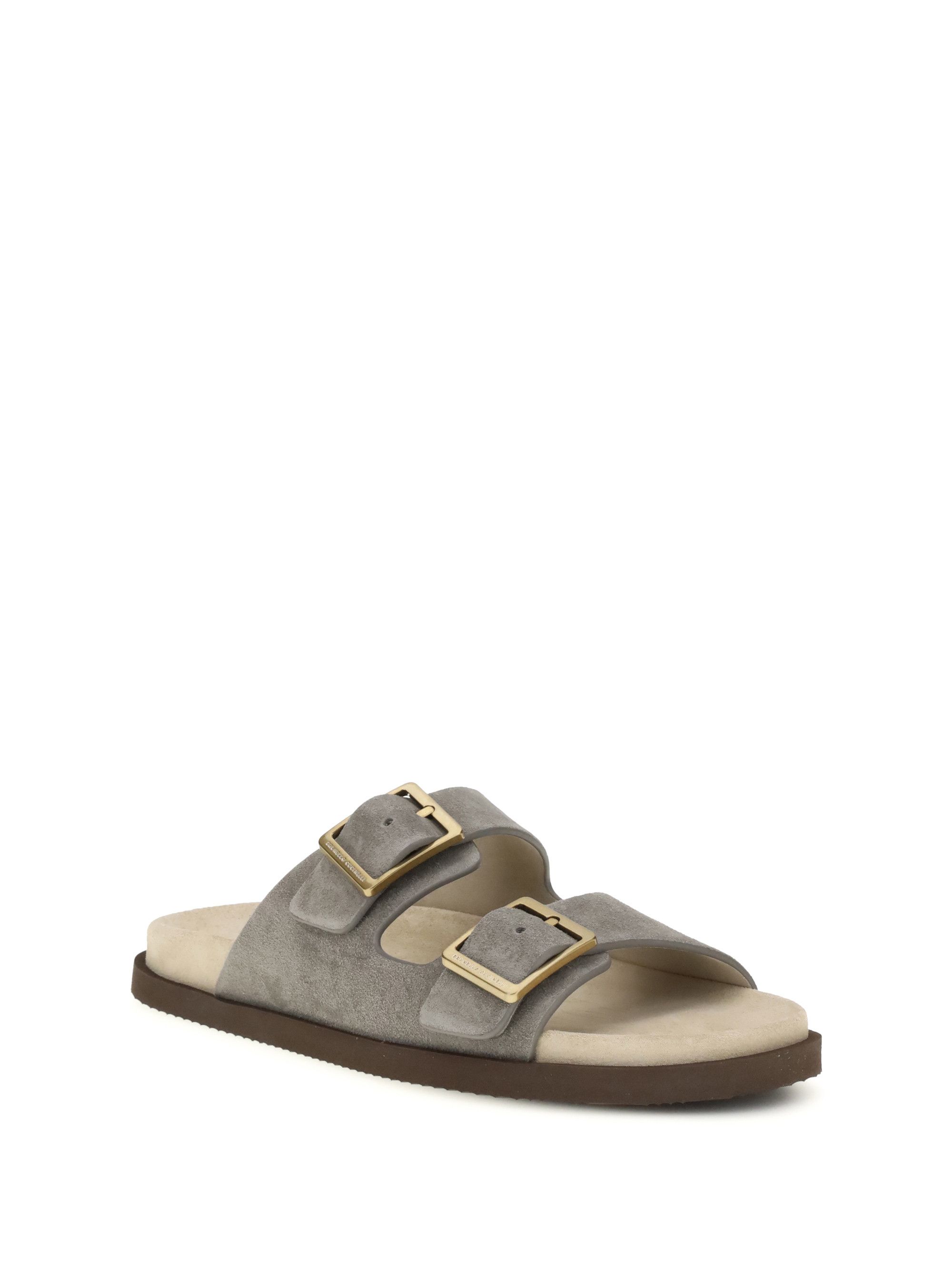 Brunello Cucinelli Suede Sandals Size US 13 / EU 46 - 2 Thumbnail