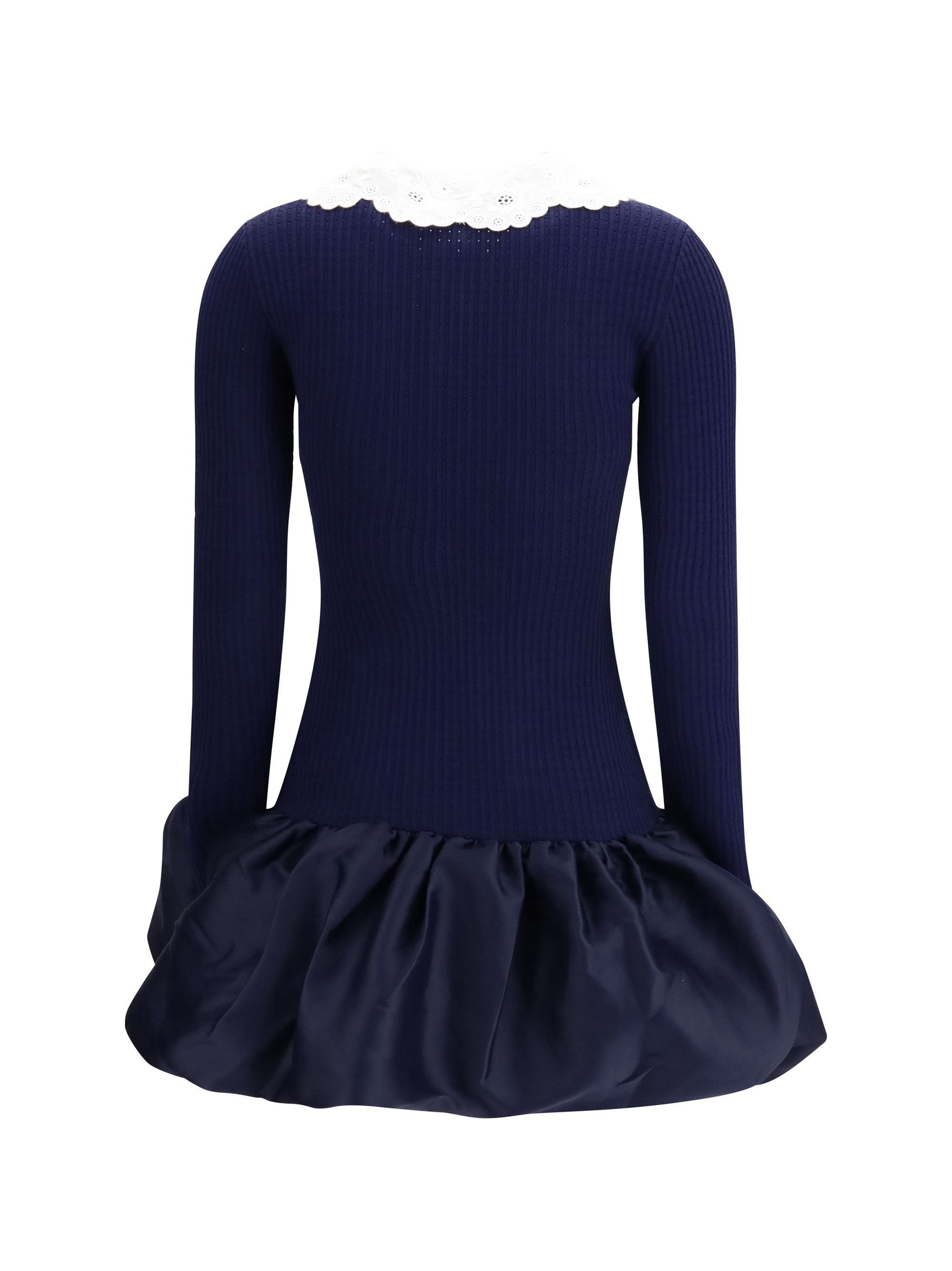 Self-Portrait Knit taffeta mini Dress Size M / US 6-8 / IT 42-44 - 2 Thumbnail